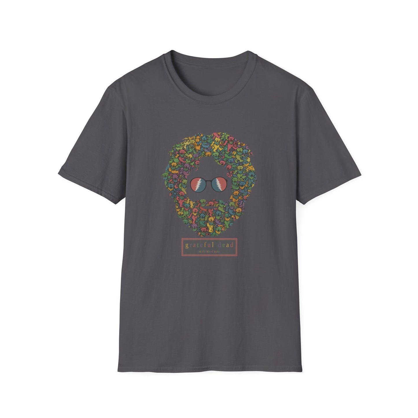 Jerry Garcia Dancing Bears Face - Vineyard Collection Grateful Dead TShirt