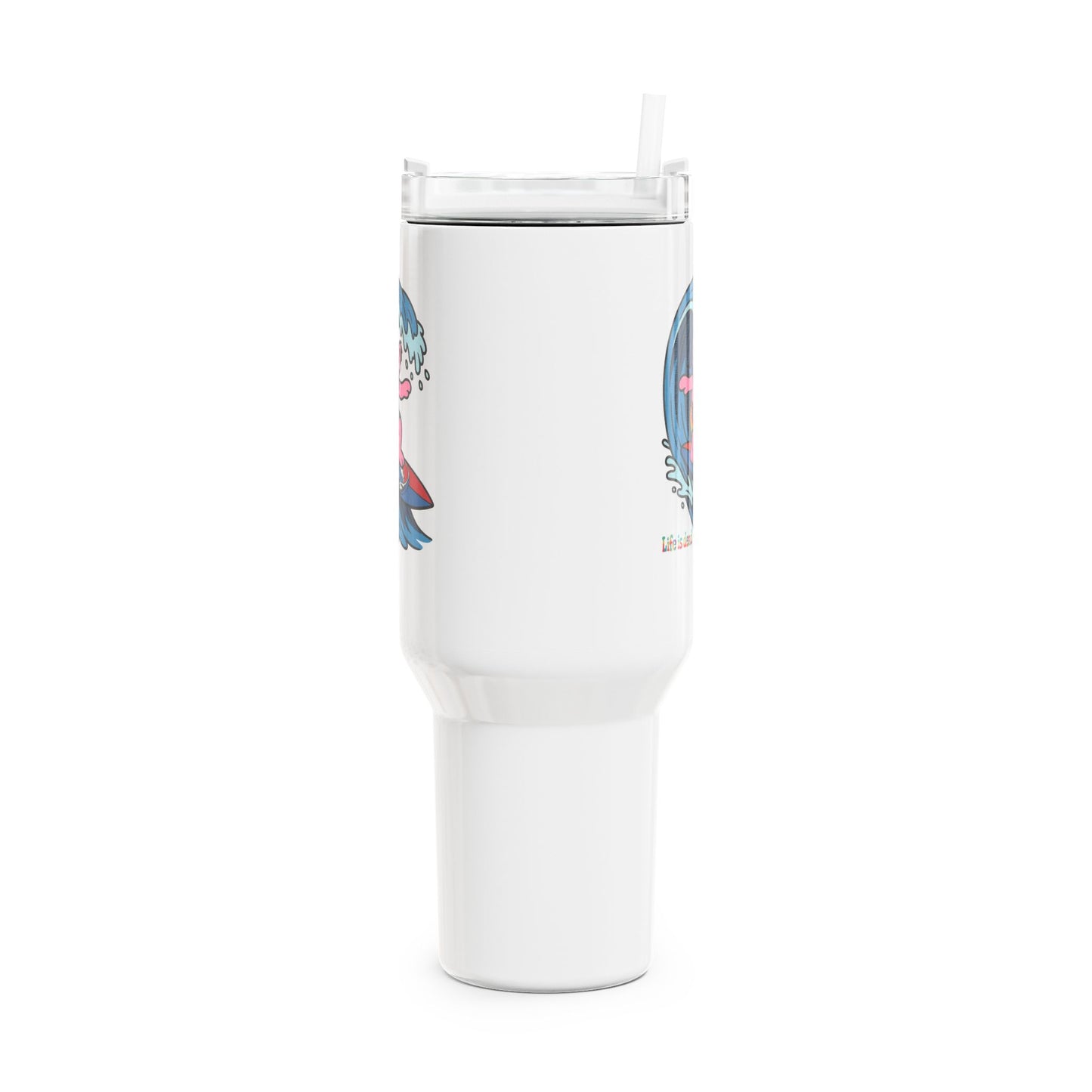 Surfin' Bear "Fat Man" Tumbler, Double Insulated 40oz Travel Mug