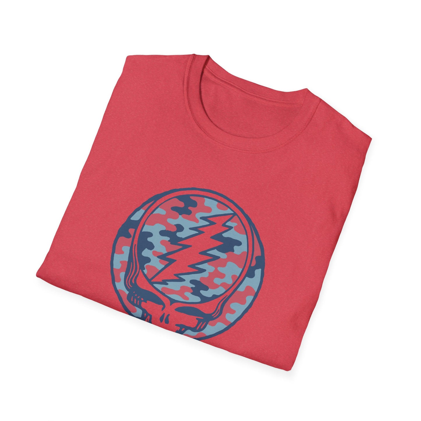 Camo Stealie Color Match Vineyard Collection Grateful Dead TShirt