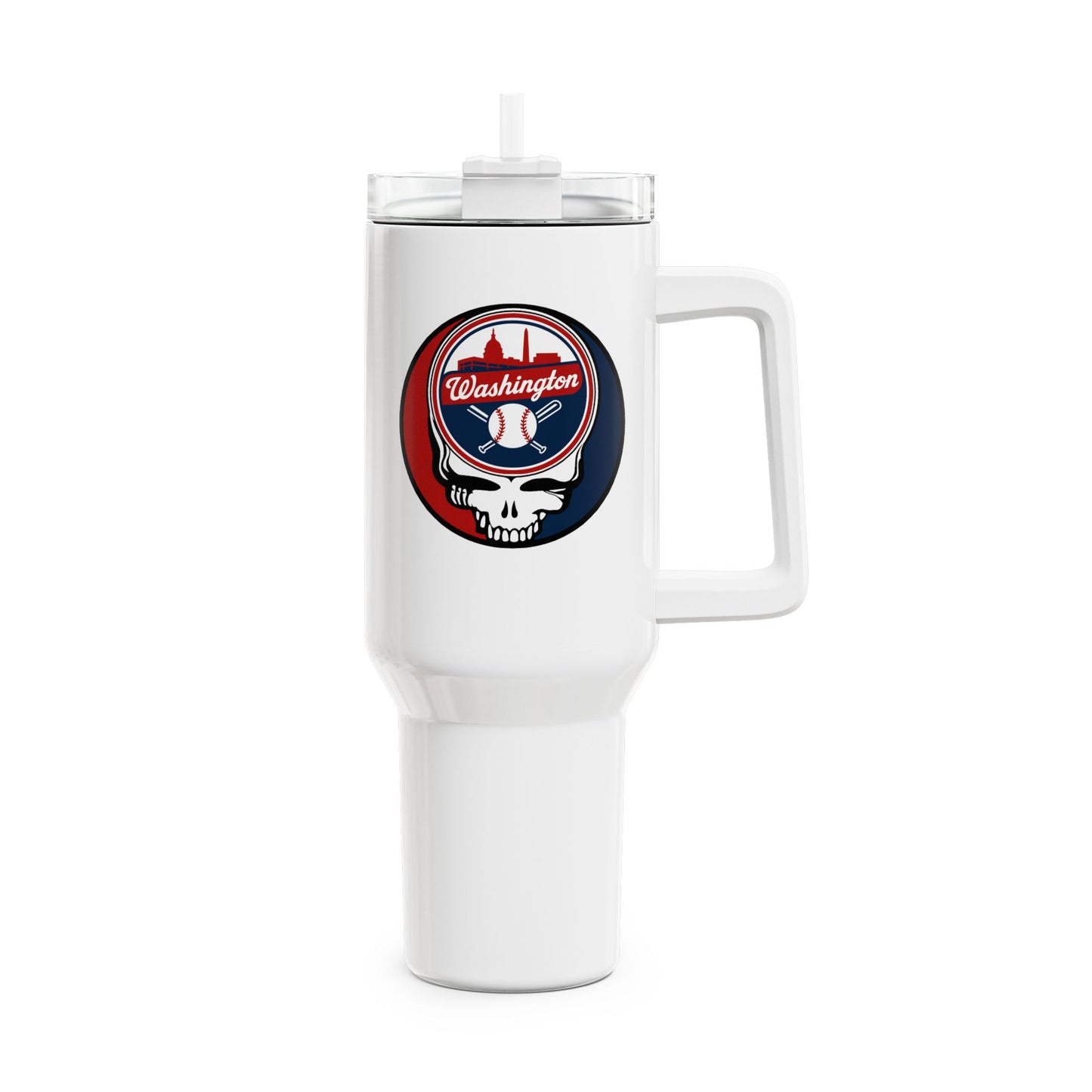 Washington Baseball "Fat Man" Tumbler, Double Insulated 40oz Travel Mug