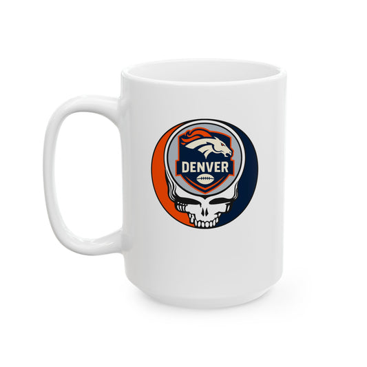 Denver Football Stealie Ceramic Coffee Mug - NFL