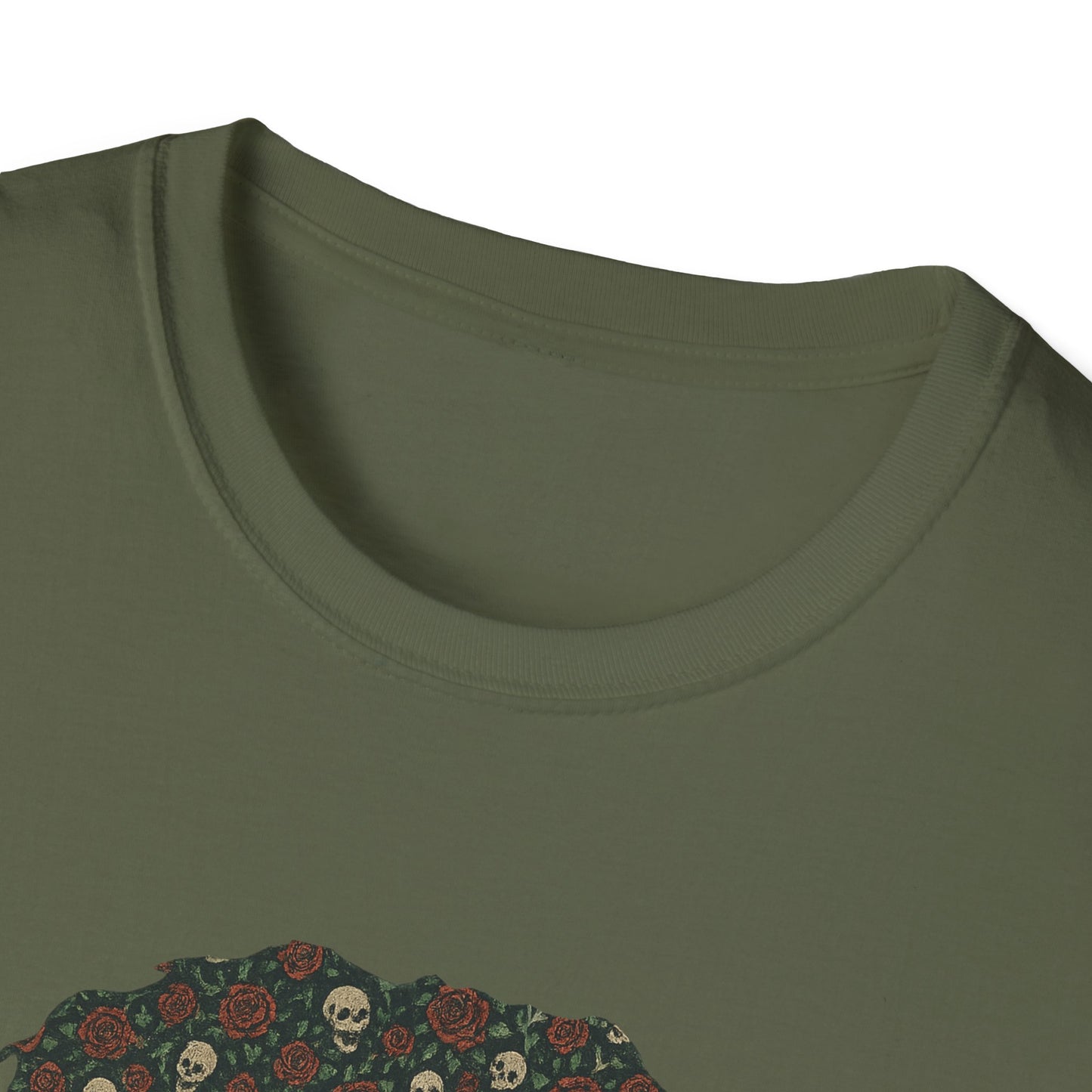 Skull & Roses Jerry Life is dead. T-Shirt