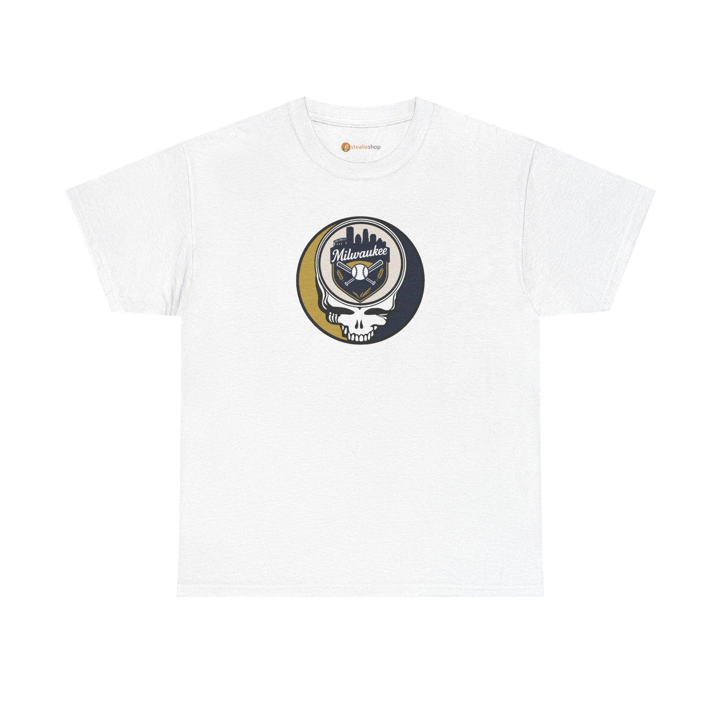 Milwaukee Brewers Grateful Dead Steal Your Face T-Shirt - MLB
