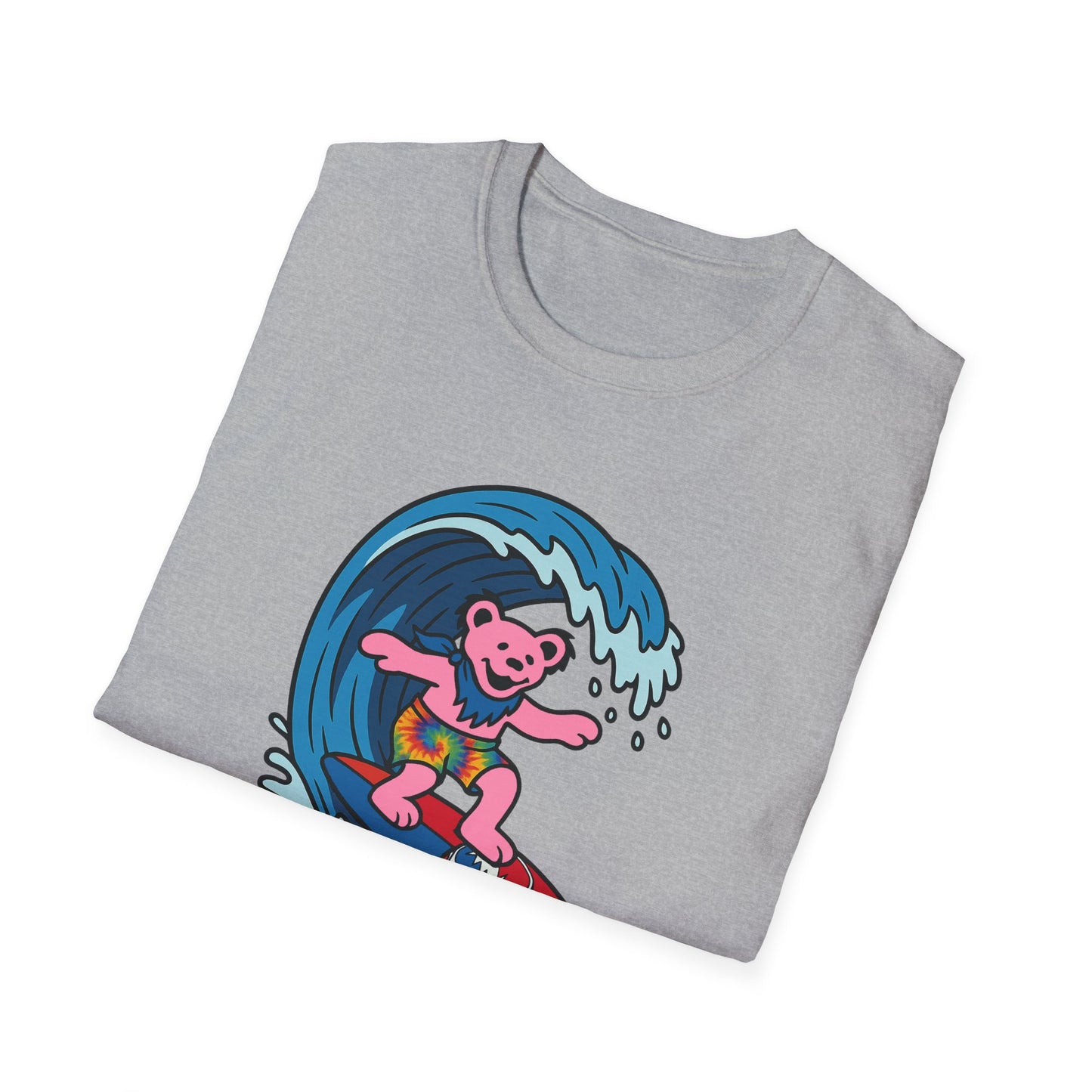 Surfin' Bear - Life is dead. Grateful Dead TShirt