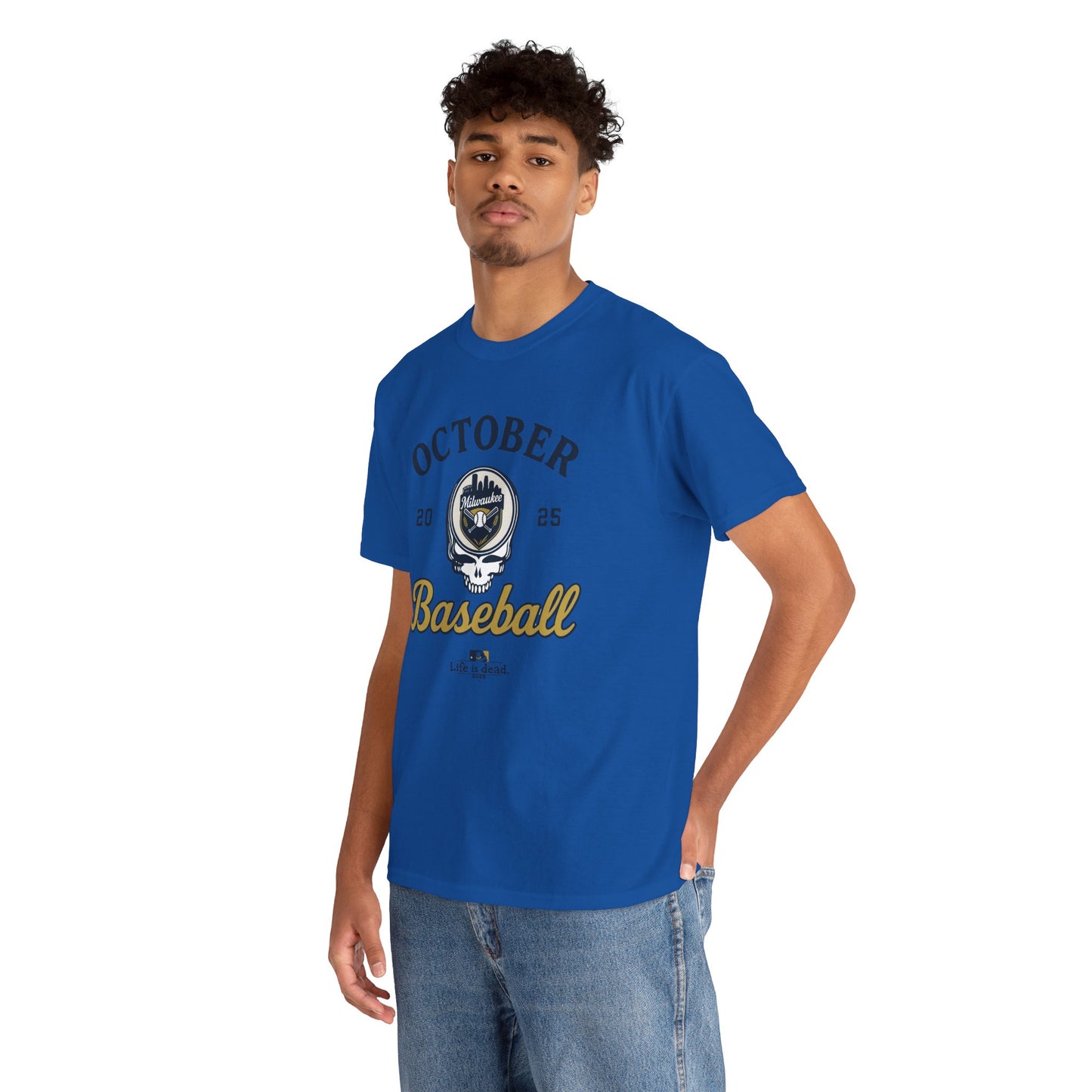 Milwaukee Brewers Playoffs 2025 Stealie Grateful Dead Tshirt