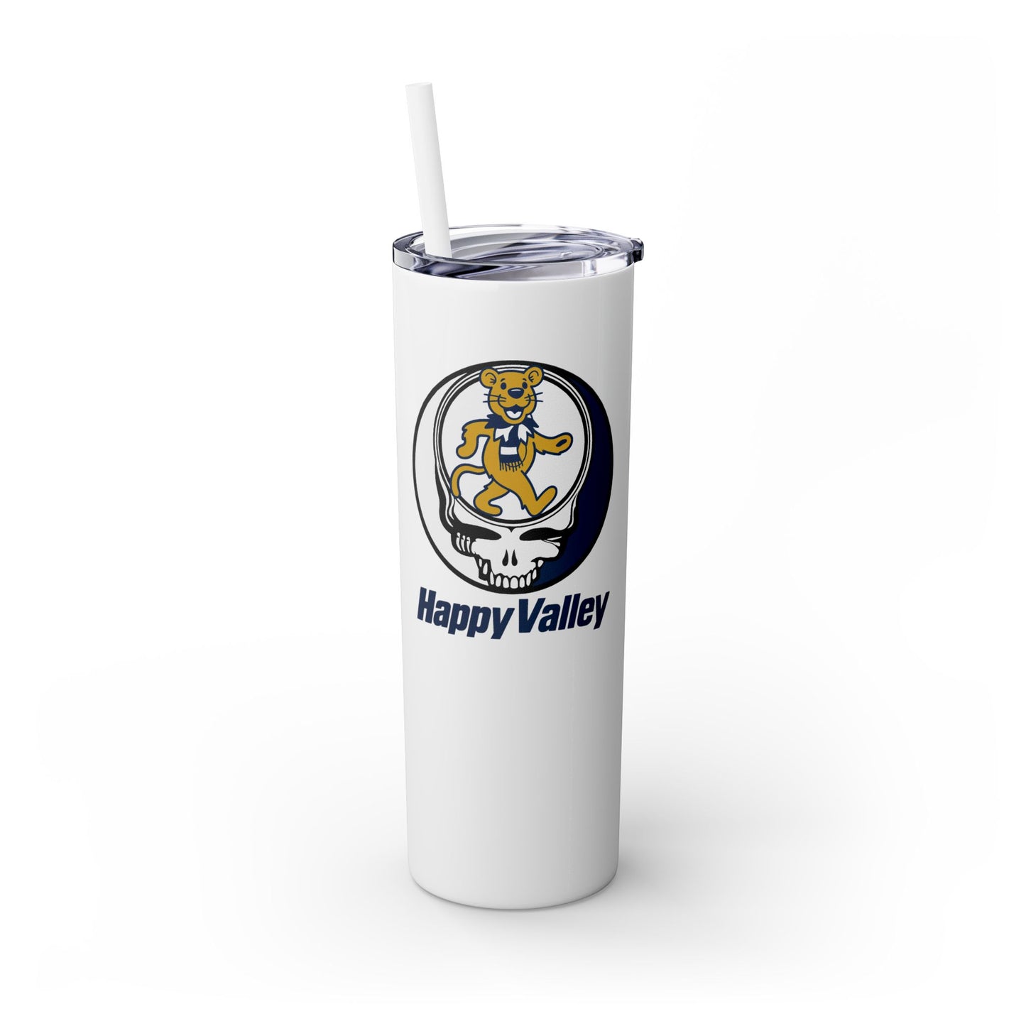 Happy Valley Stealie | University Collection Skinny Tumbler with Straw, 20oz