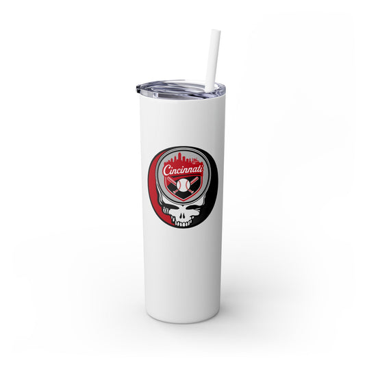 Cincinnati Baseball Skinny Tumbler, 20oz