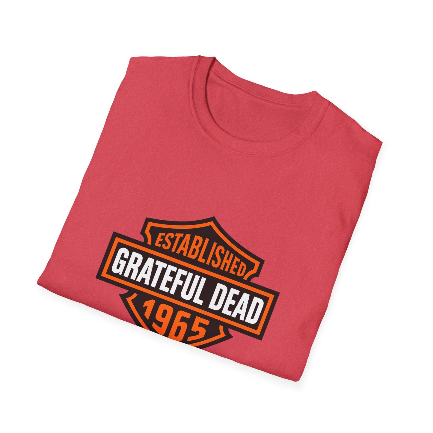 Harley Style Grateful Dead Logo Biker Tee