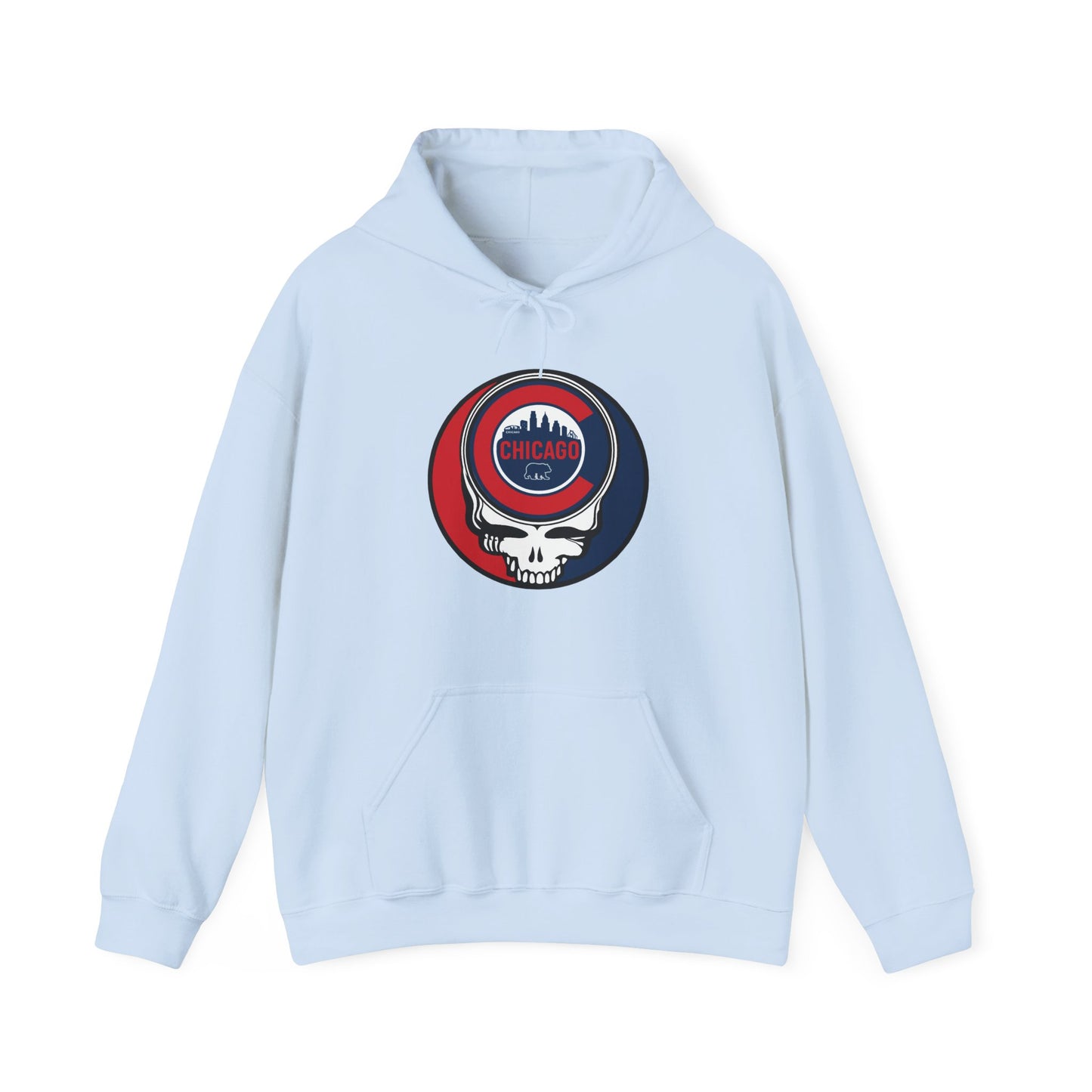 Chicago Cubs Grateful Dead Unisex Heavy Blend Hoodie - Hooded Sweatshirt