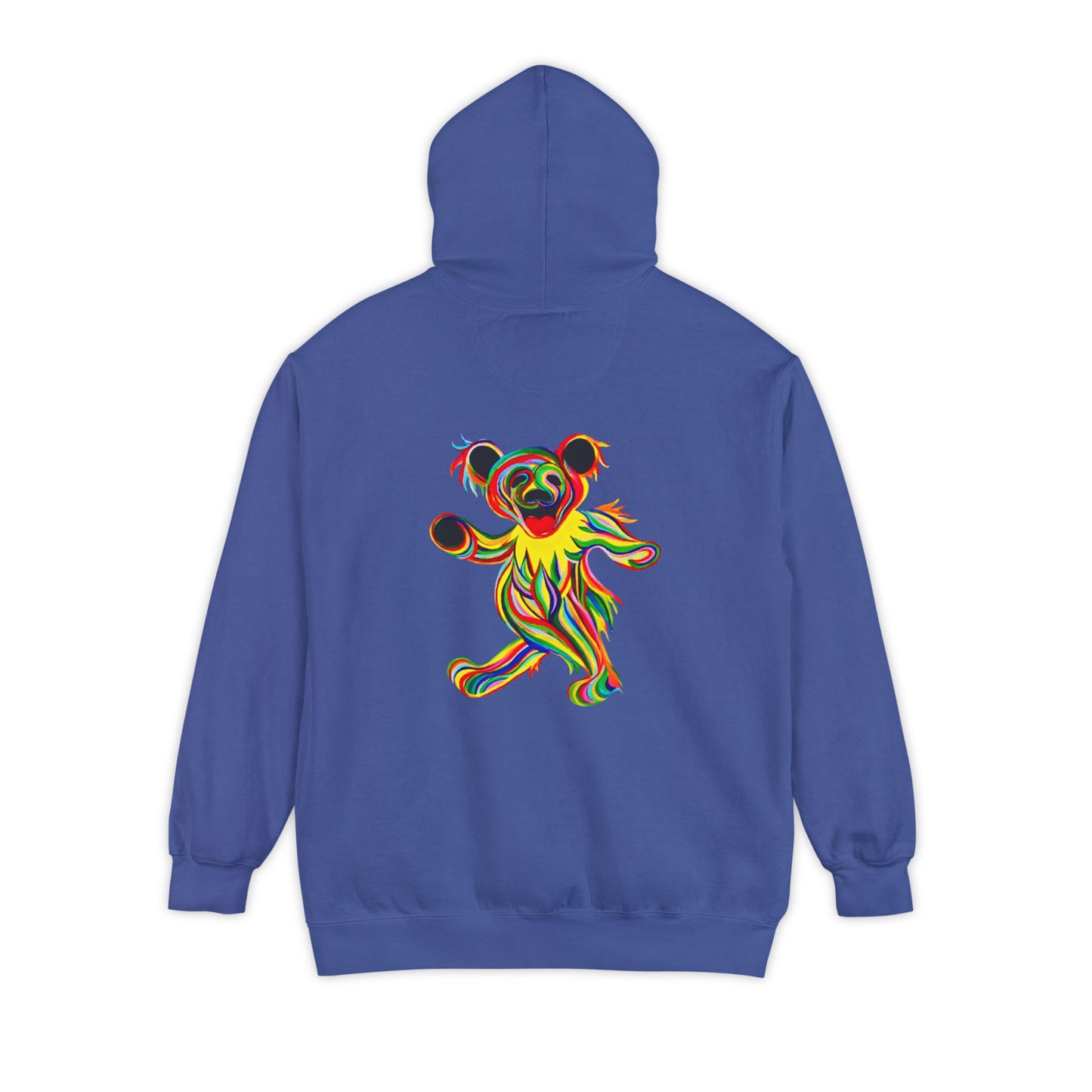Tie-Dye Bear Vineyard Collection Unisex Garment-Dyed Hoodie