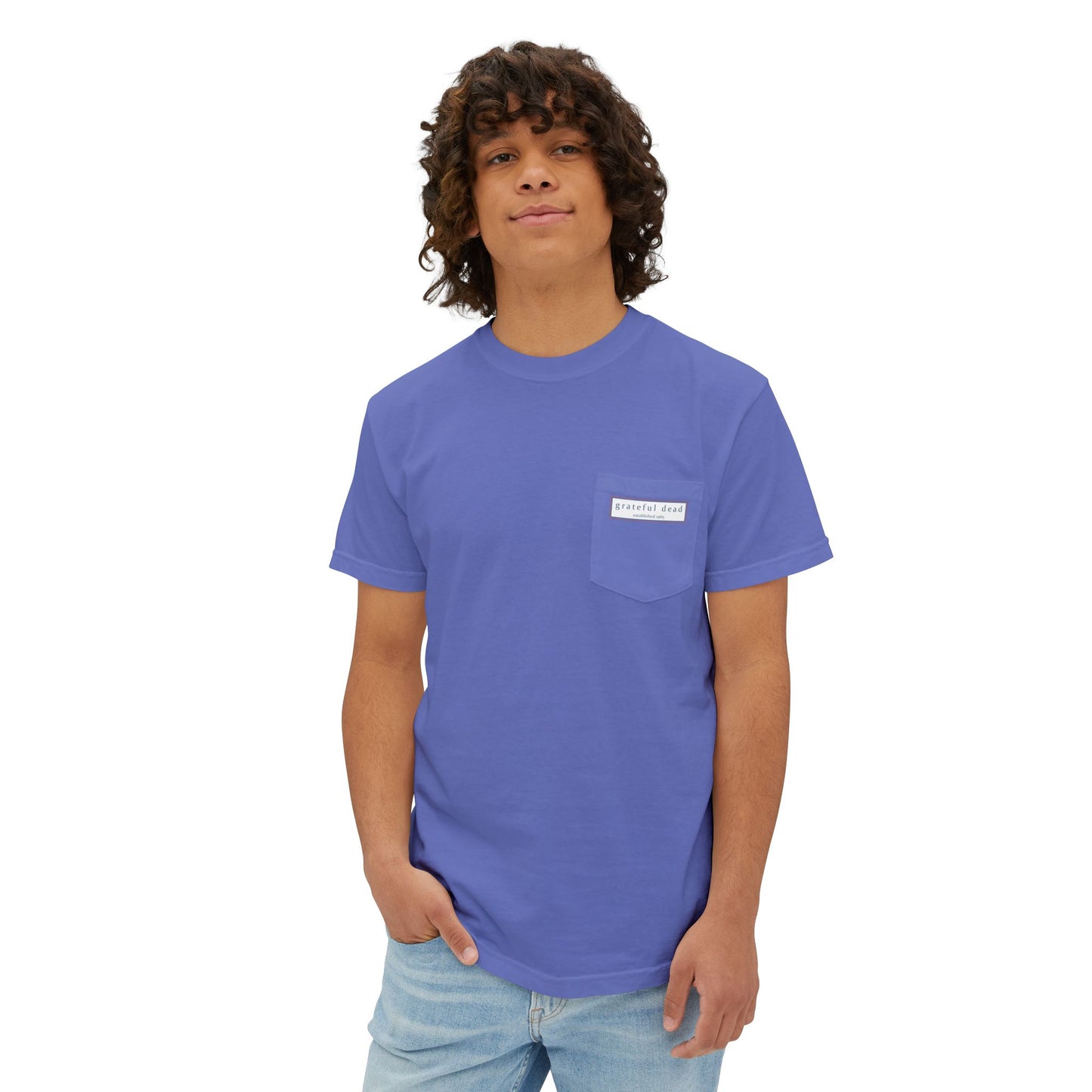 Grateful Dead Jerry Garcia Vineyard Collection Garment-Dyed Pocket T-Shirt