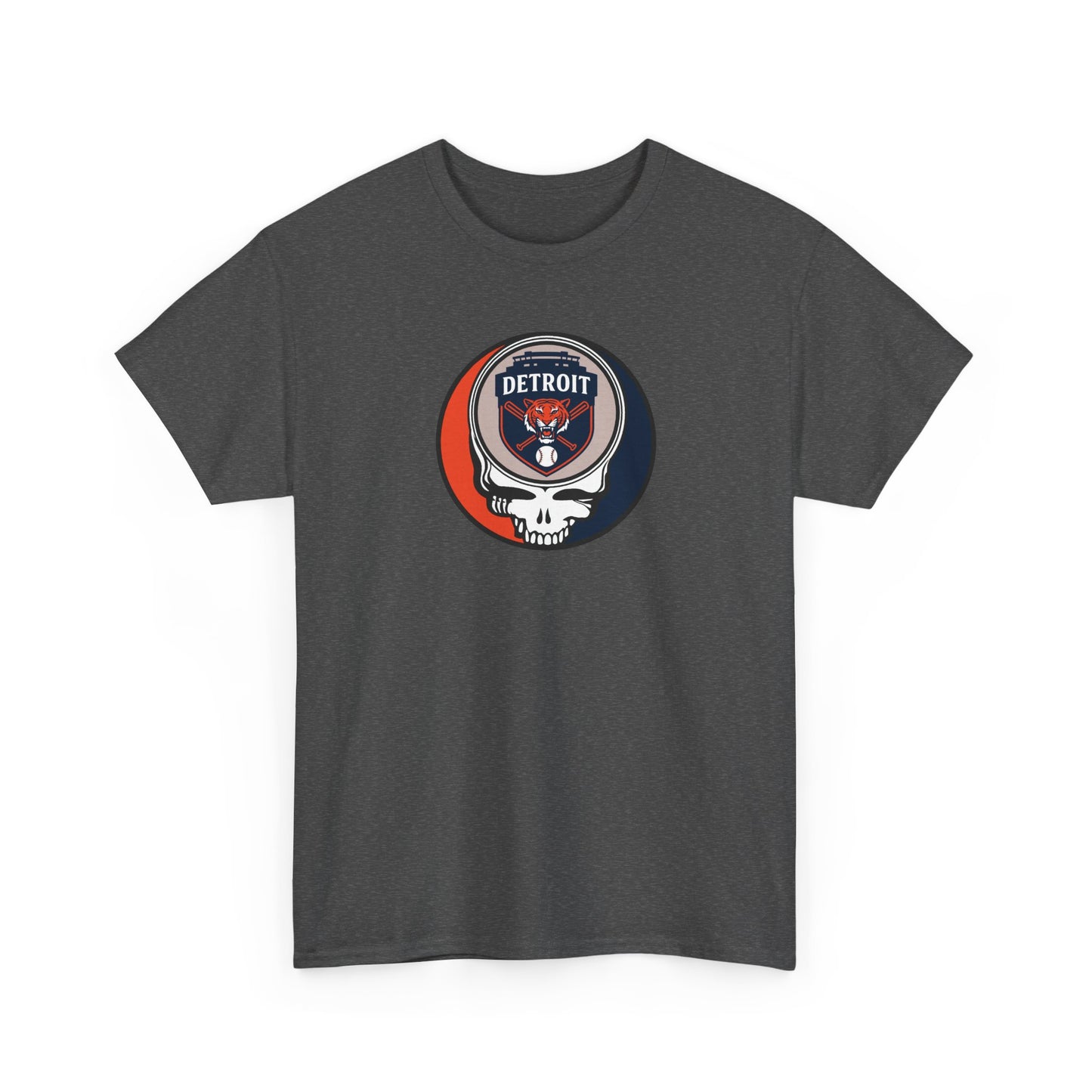 Detroit Tigers Grateful Dead Steal Your Face T-Shirt - MLB