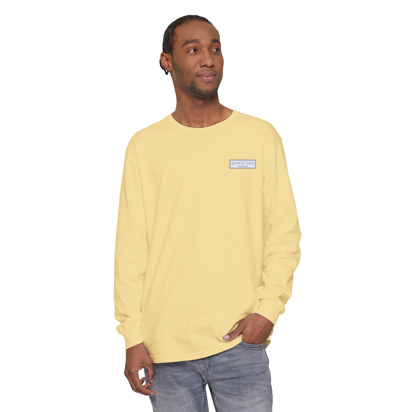 Jerry's Takin' The Bus Two-Sided Vineyard Collection Garment-dyed Long Sleeve T-Shirt