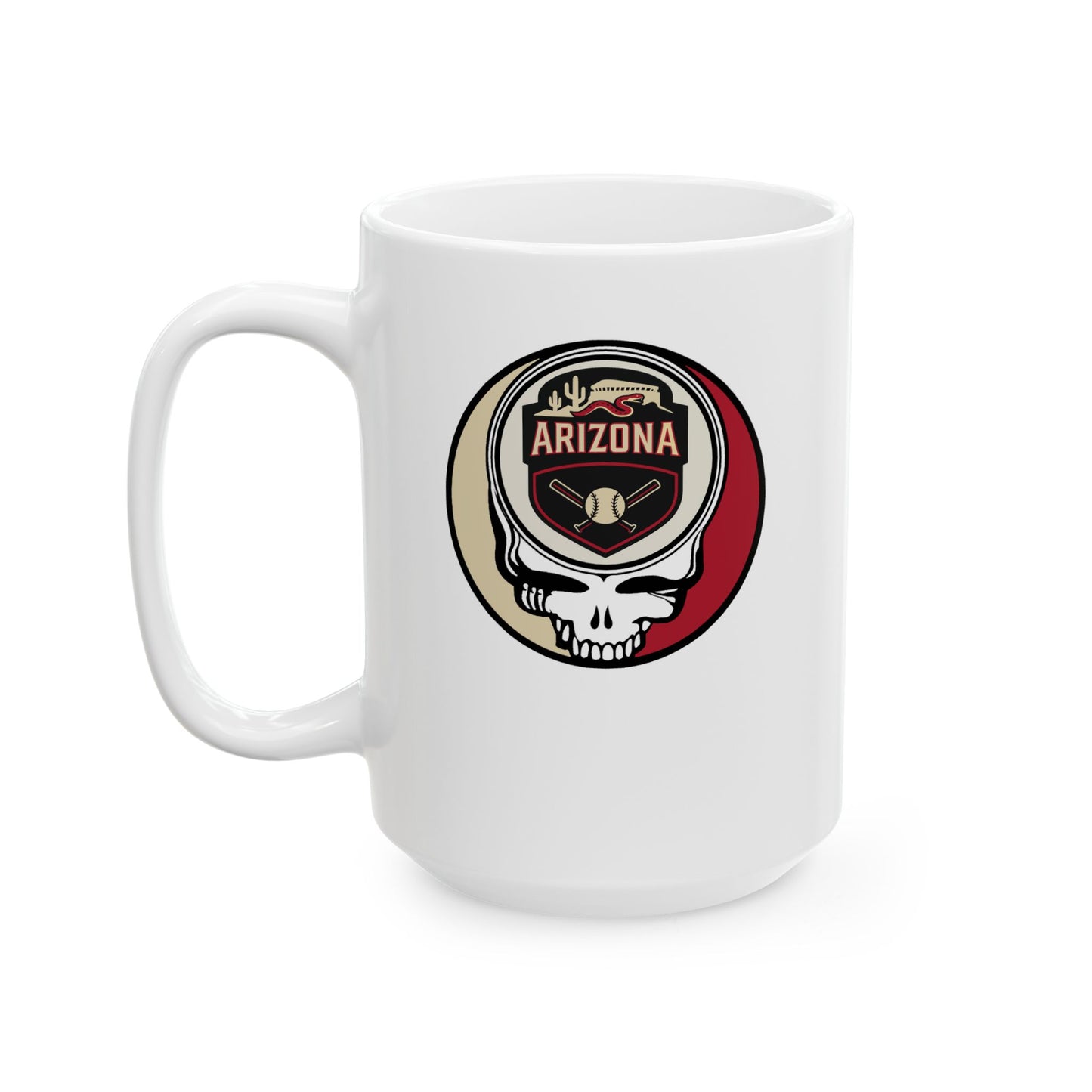 Arizona Diamondbacks Stealie Ceramic Mug - MLB