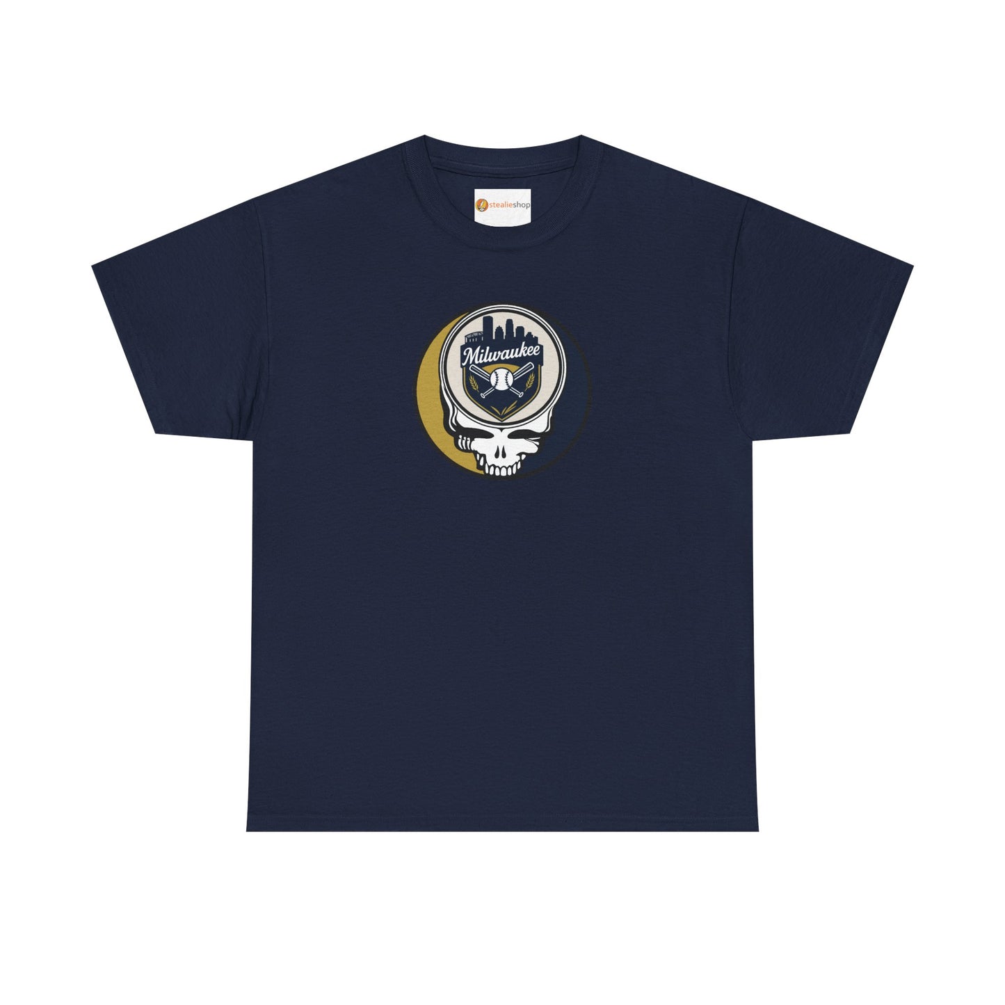 Milwaukee Brewers Grateful Dead Steal Your Face T-Shirt - MLB