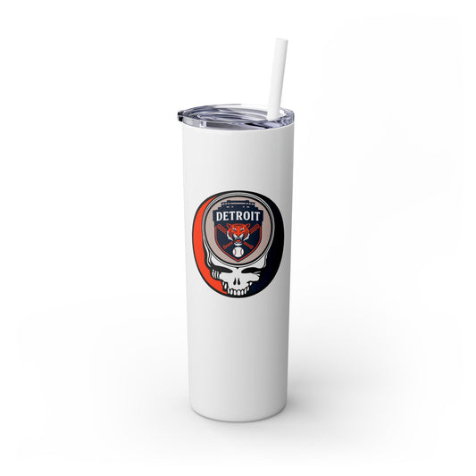 Detroit Baseball Stealie Skinny Tumbler, 20oz