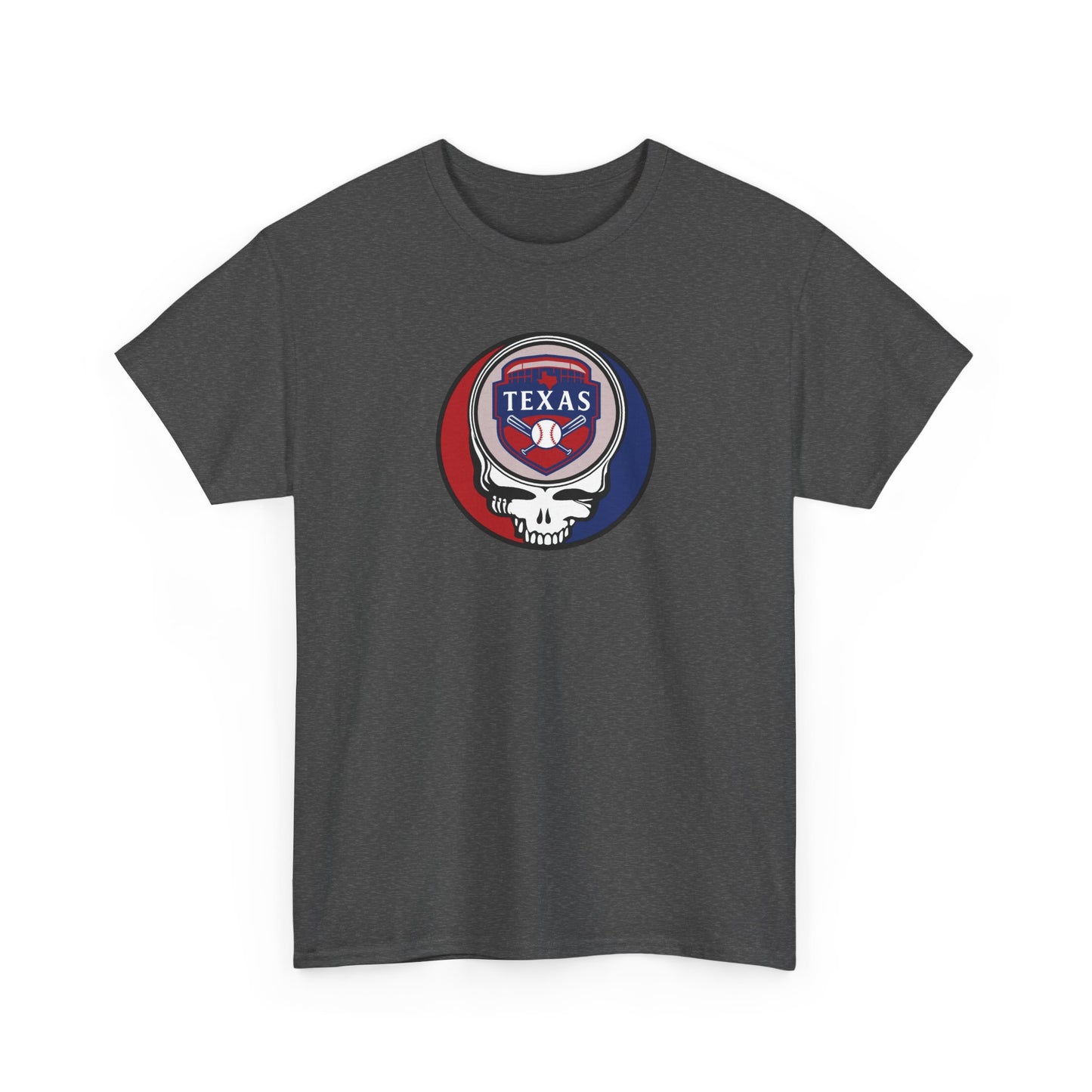 Texas Rangers Grateful Dead Steal Your Face T-Shirt - MLB