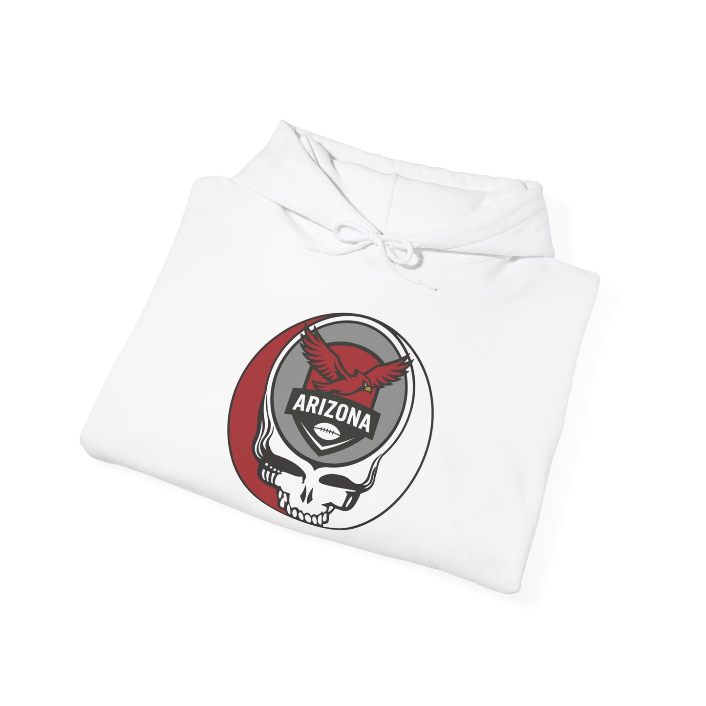 Arizona Cardinals Stealie Grateful Dead Hooded Sweatshirt - NFL