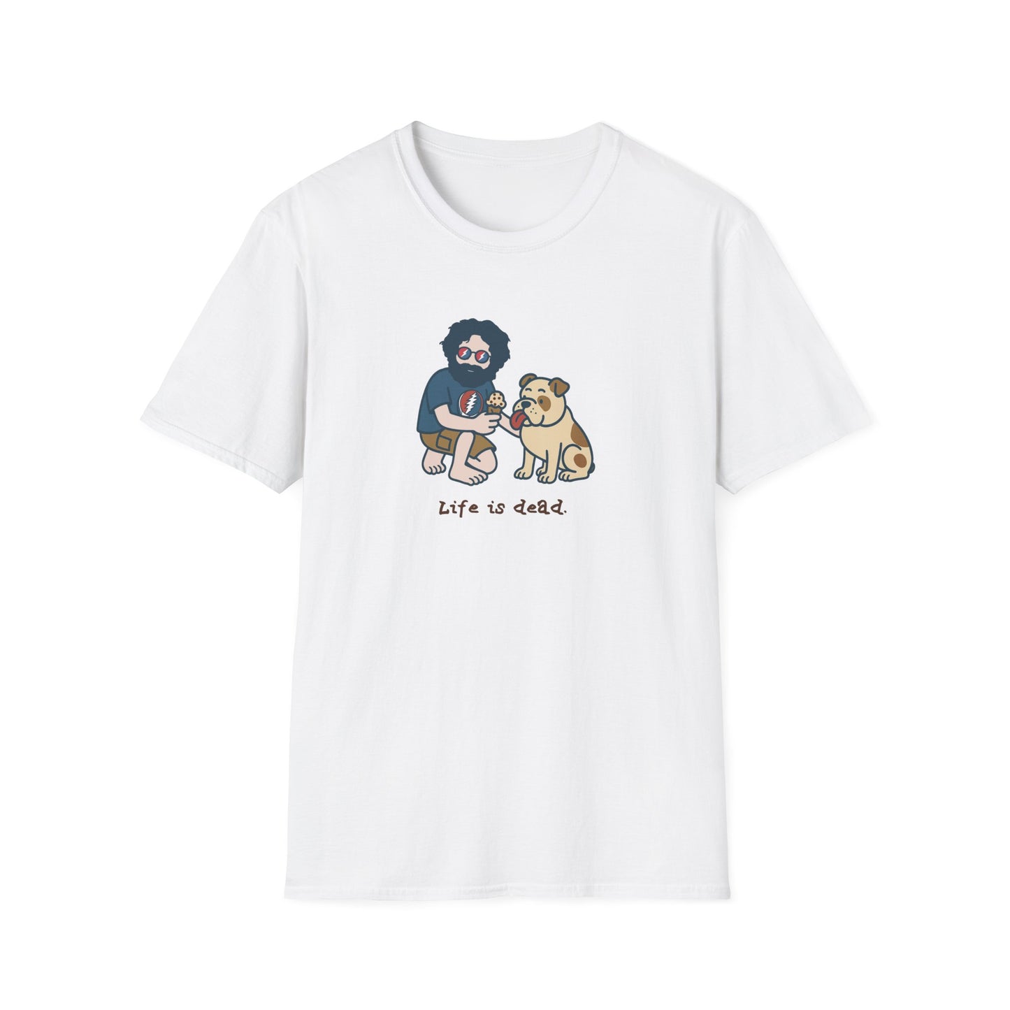 Jerry and Frank are Sharin' - Life is dead. Grateful Dead TShirt