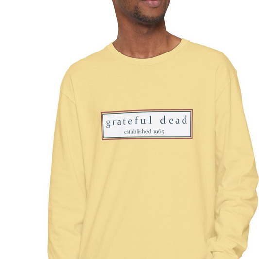 The Wolf Vineyard Collection Garment-Dyed Two-Sided Long Sleeve T-Shirt