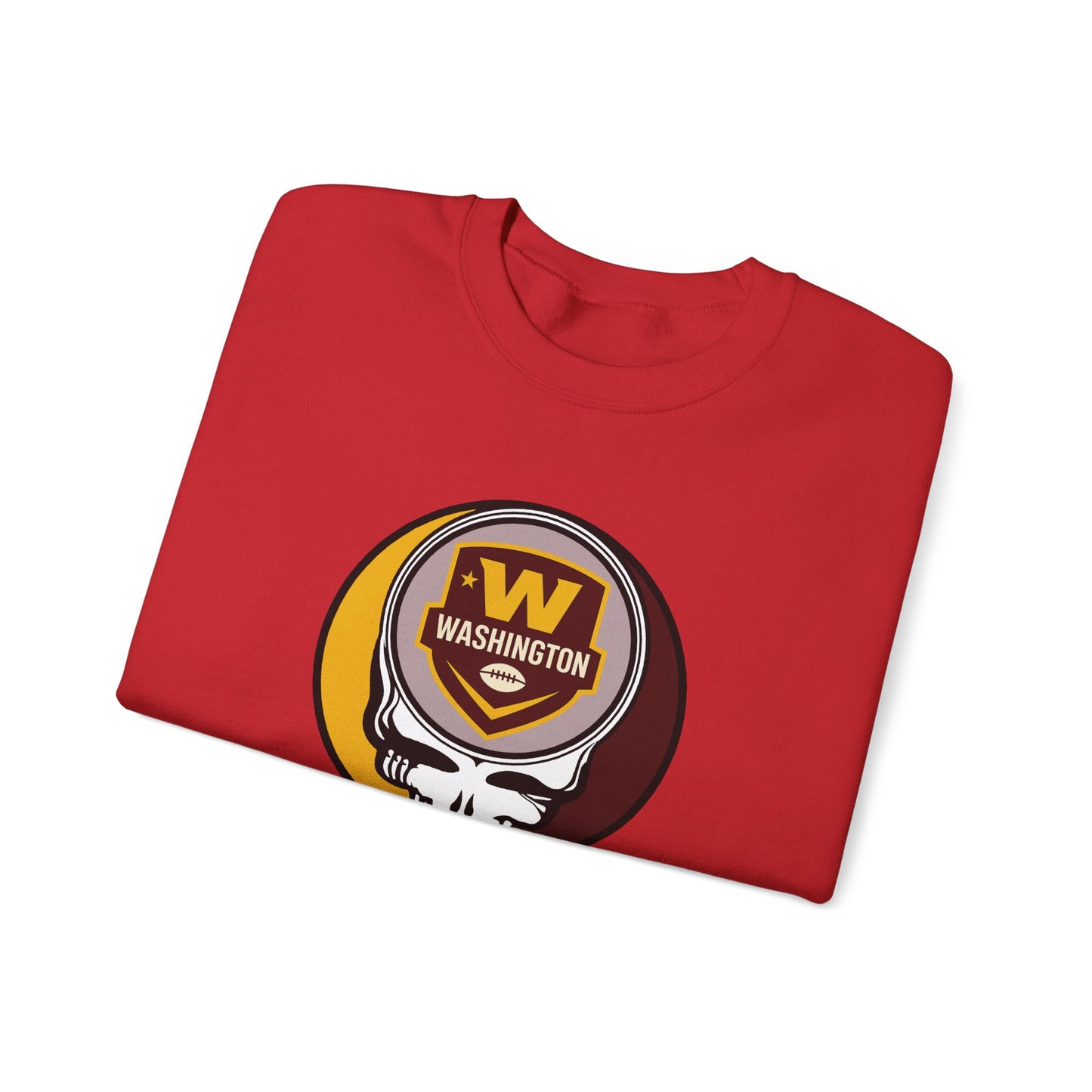 Washington Football Grateful Dead Stealie Crewneck Sweatshirt - NFL