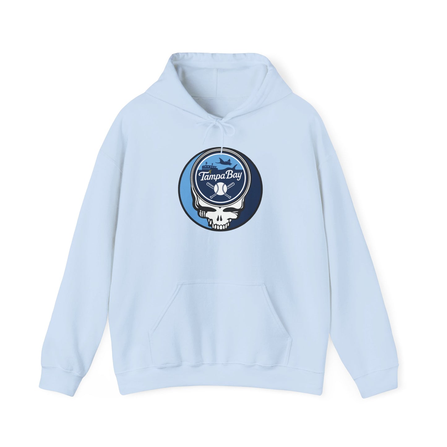 Tampa Bay Rays Grateful Dead Unisex Heavy Blend Hoodie - MLB