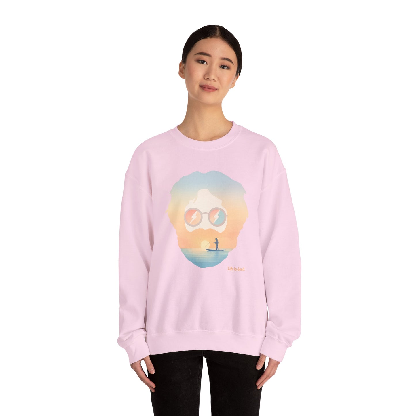 Tropical Jerry Life is dead. Crewneck Sweatshirt