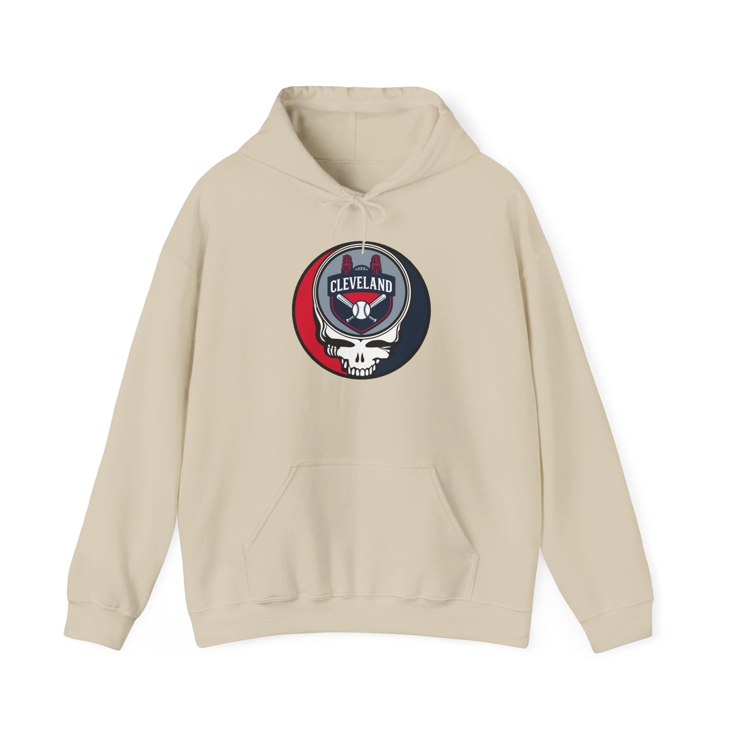 Cleveland Guardians Grateful Dead Unisex Heavy Blend Hoodie - Hooded Sweatshirt