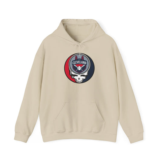 Cleveland Baseball Grateful Dead Unisex Heavy Blend Hoodie - Hoodie