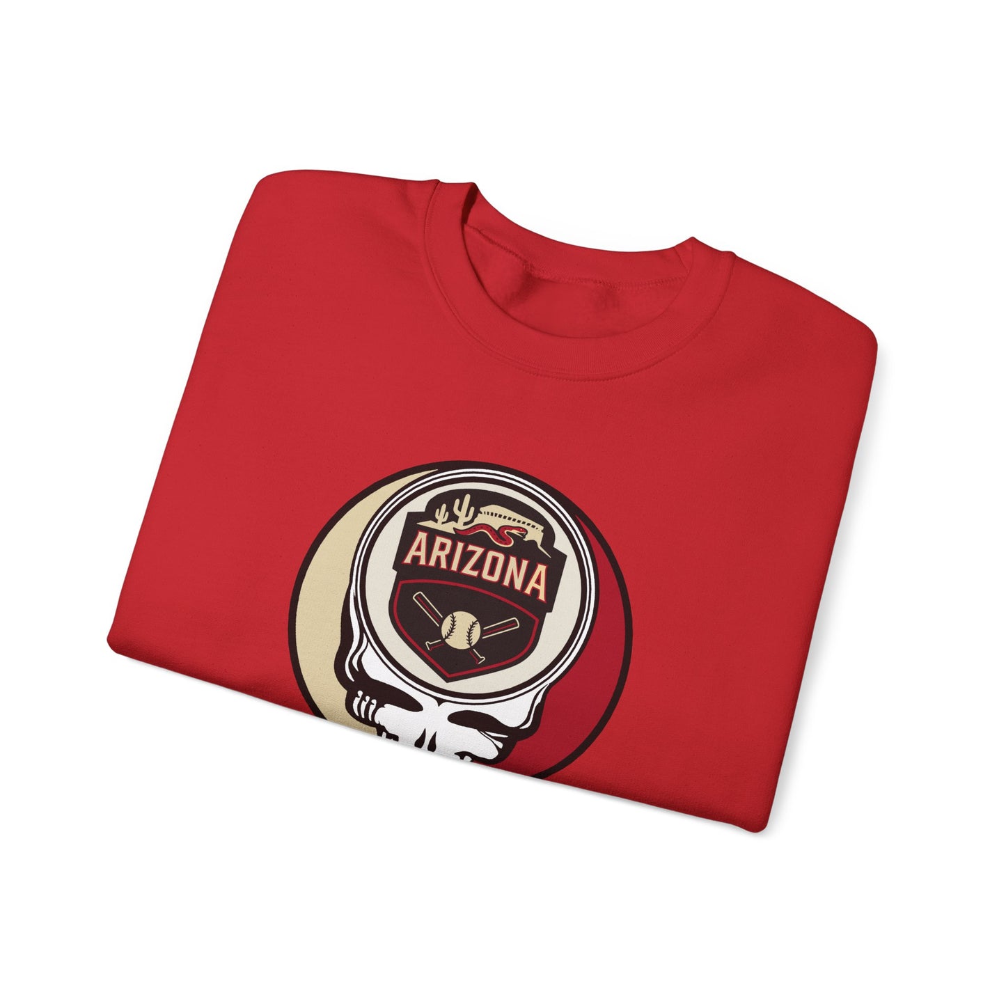Arizona Diamondbacks Stealie Grateful Dead Crewneck Sweatshirt - MLB