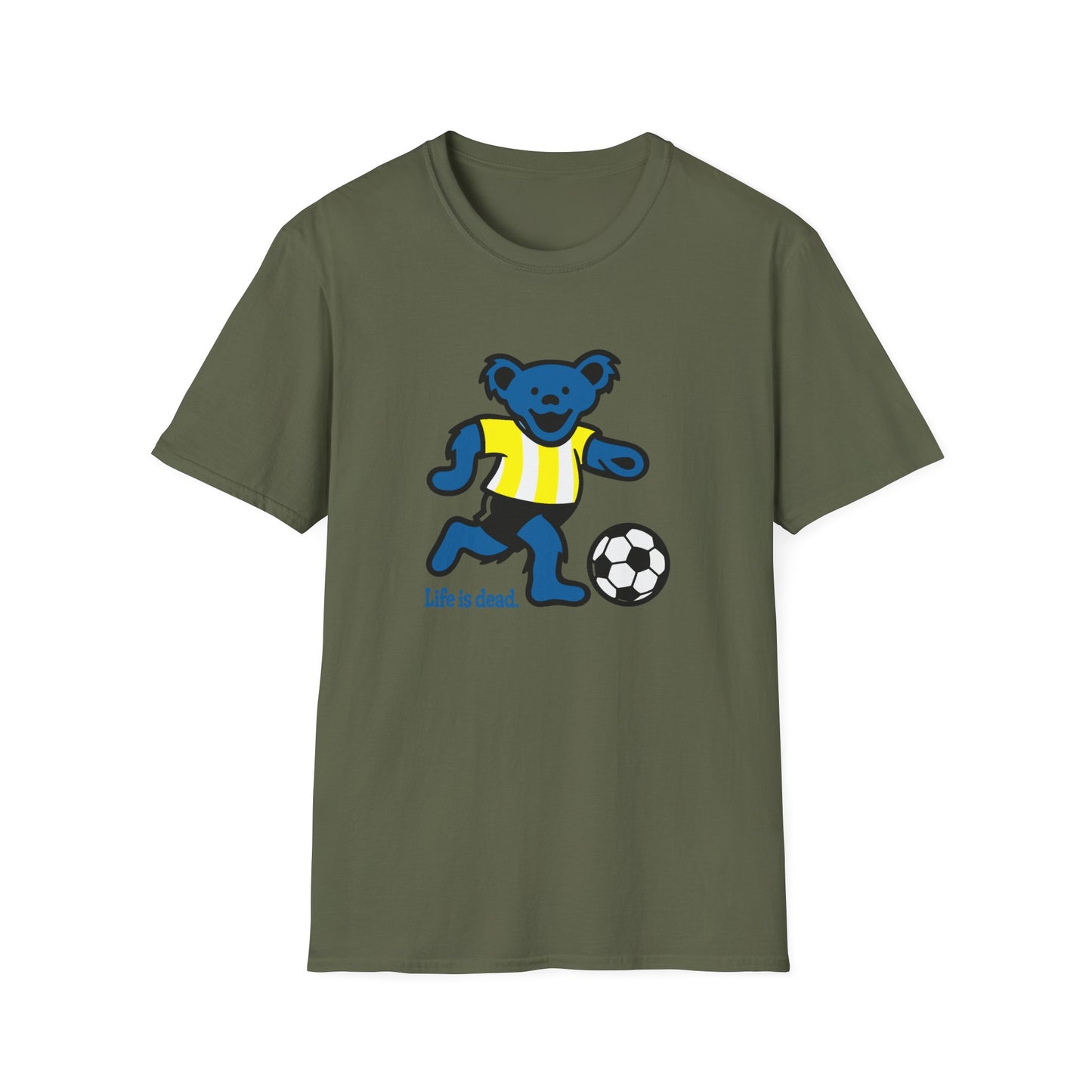 Futbol Bear - Life is dead. Grateful Dead TShirt