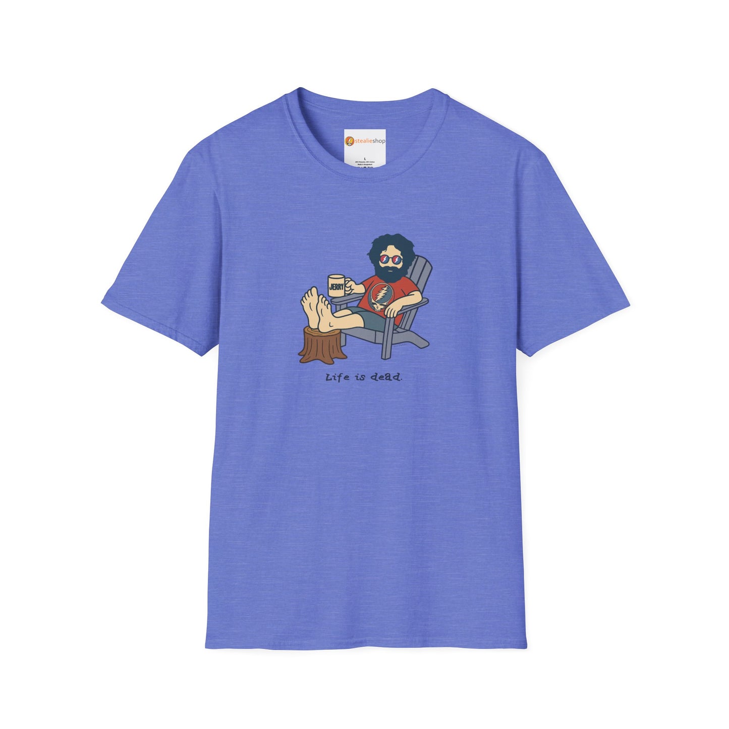 Grateful Dead - Life is dead. Adirondack Jerry T-Shirt