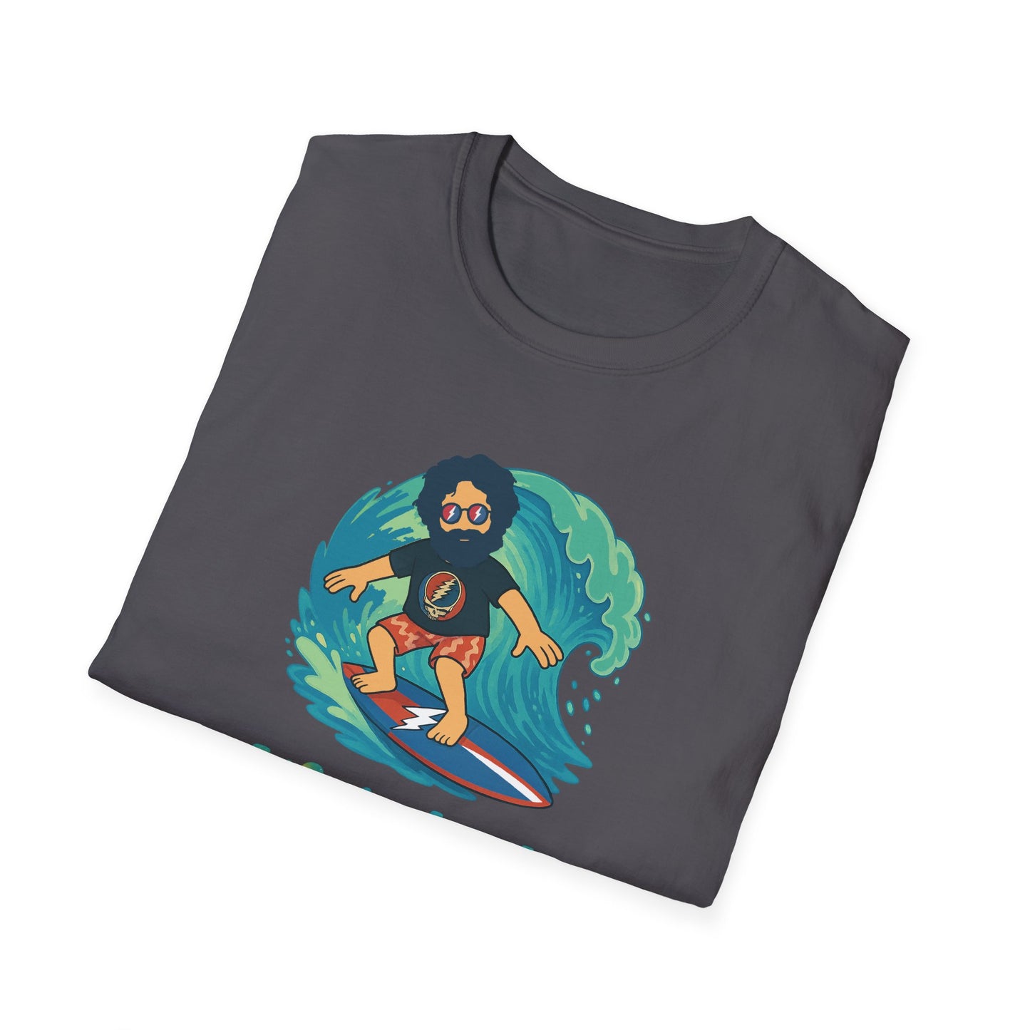 Surfiin' Jerry - Life is dead. Grateful Dead TShirt