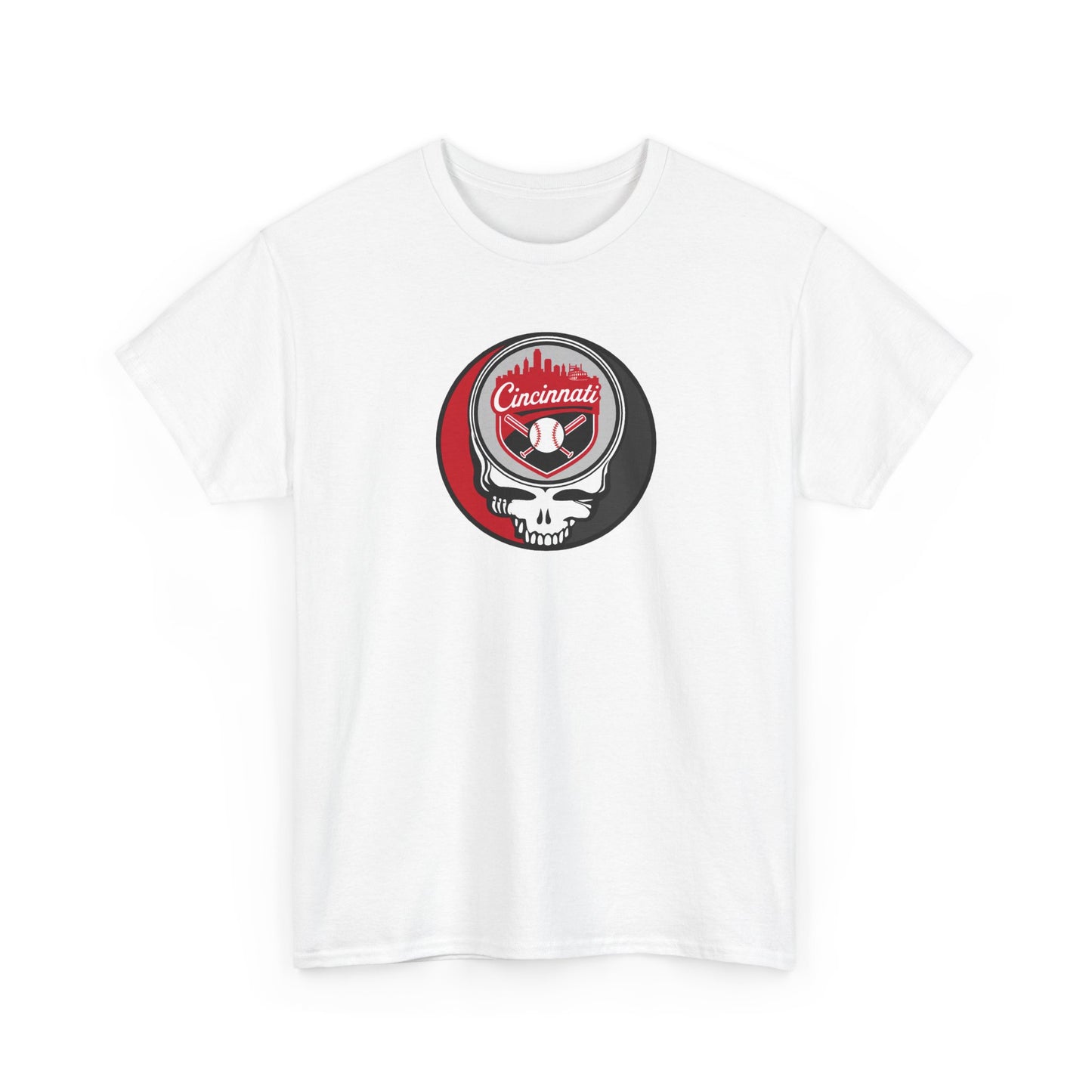 Cincinnati Reds Grateful Dead Steal Your Face T-Shirt - MLB