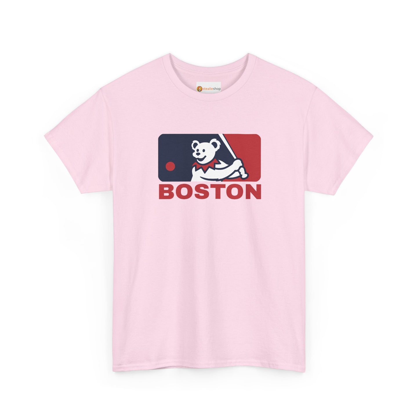 Red Sox MLB Logo Grateful Dead Steal Your Face T-Shirt