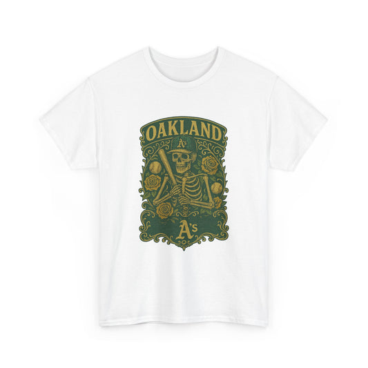Oakland Baseball Retro Poster Art T-shirt