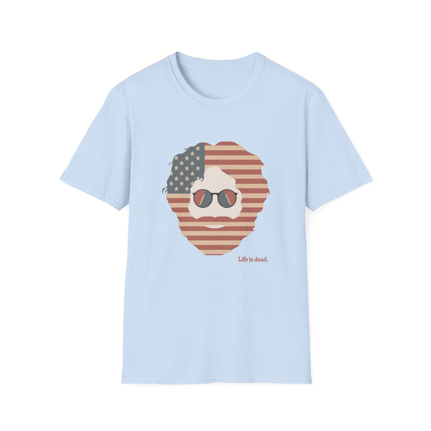 Stars & Stripes Jerry Life is dead. T-Shirt
