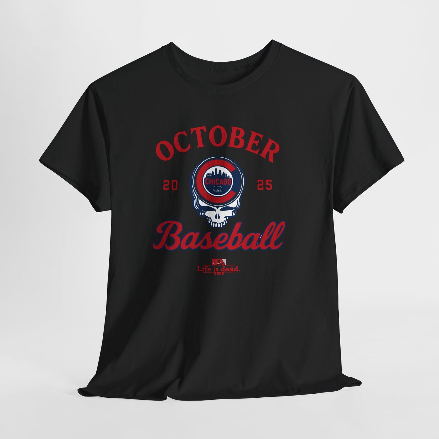 Chicago Cubs Playoffs 2025 Stealie Grateful Dead Tshirt