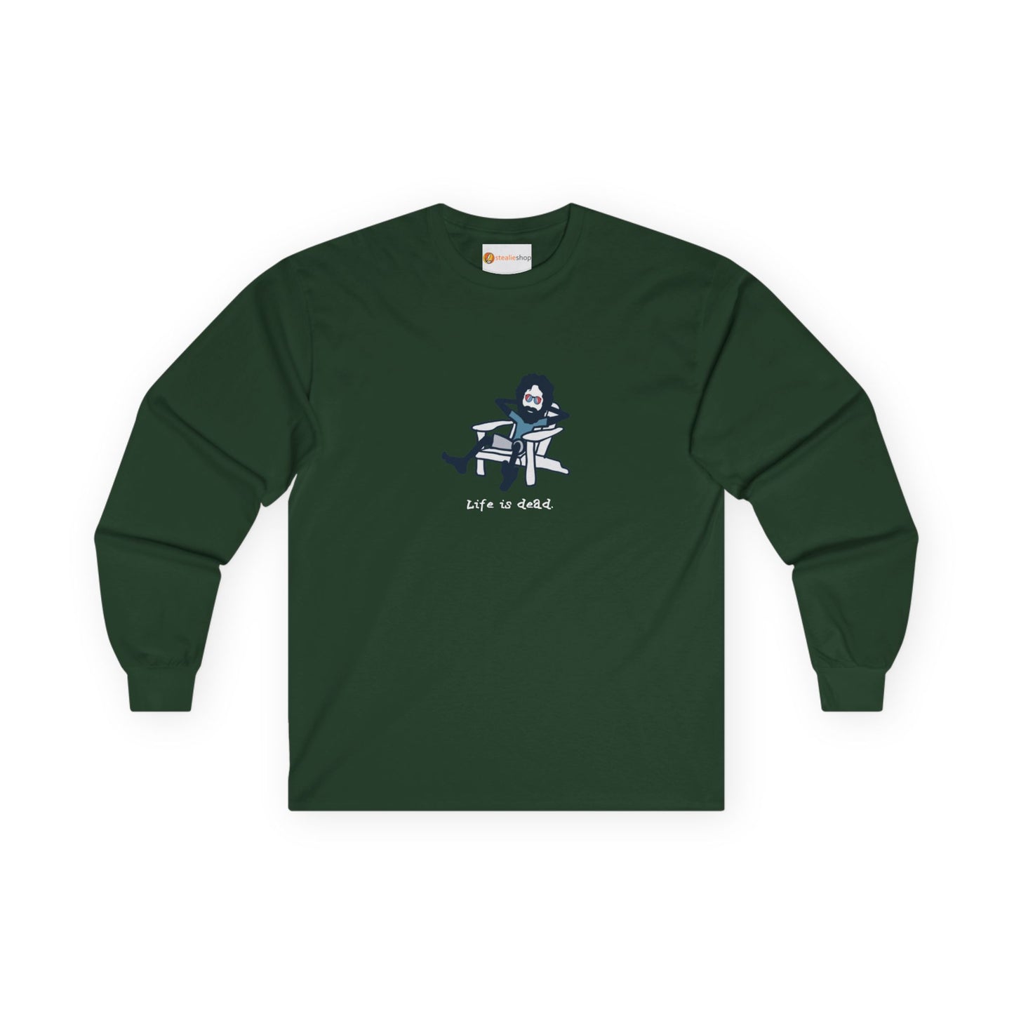 Life is dead. Adirondack Jerry - Grateful Dead Long Sleeve Tee