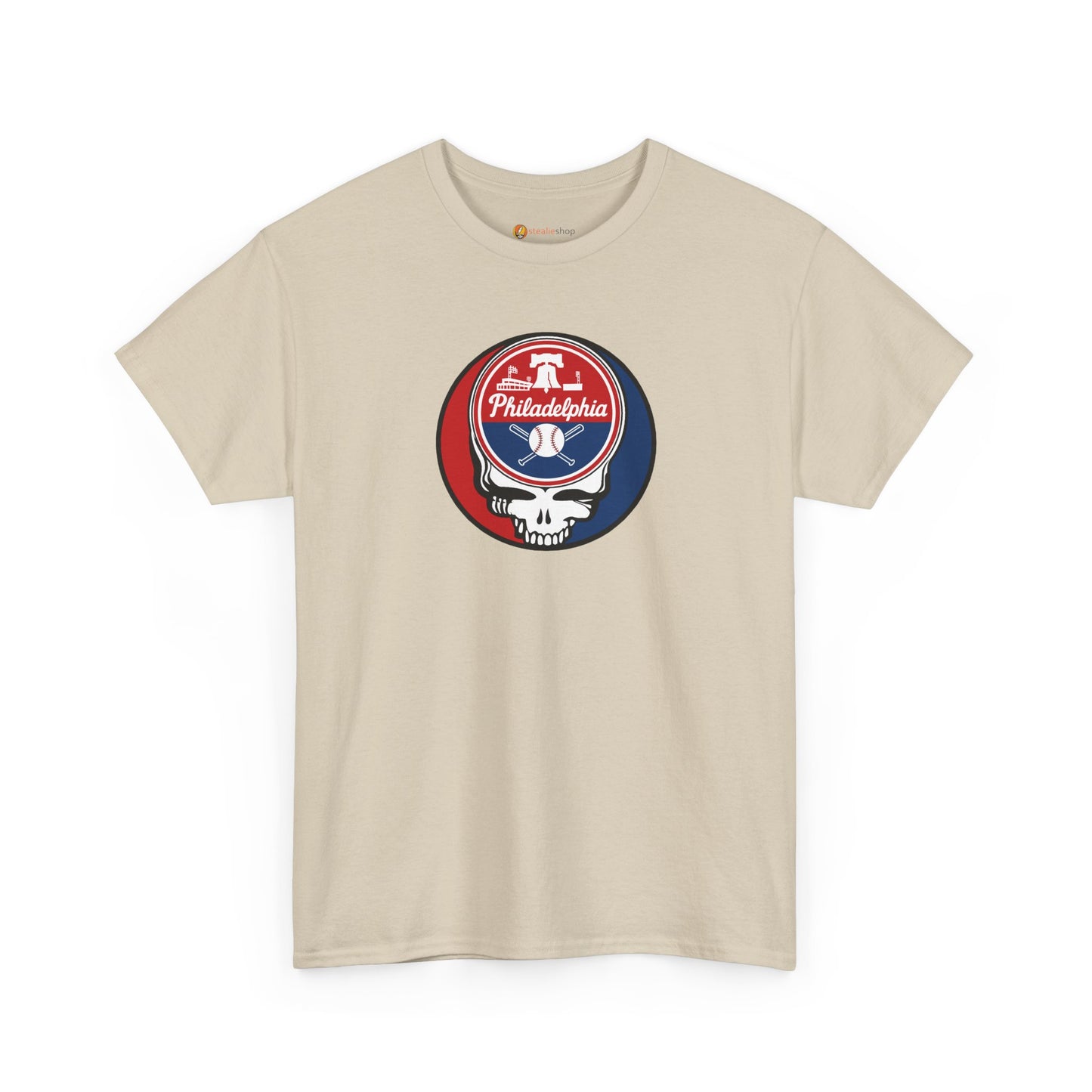 Philadelphia Phillies Grateful Dead Steal Your Face T-Shirt - MLB