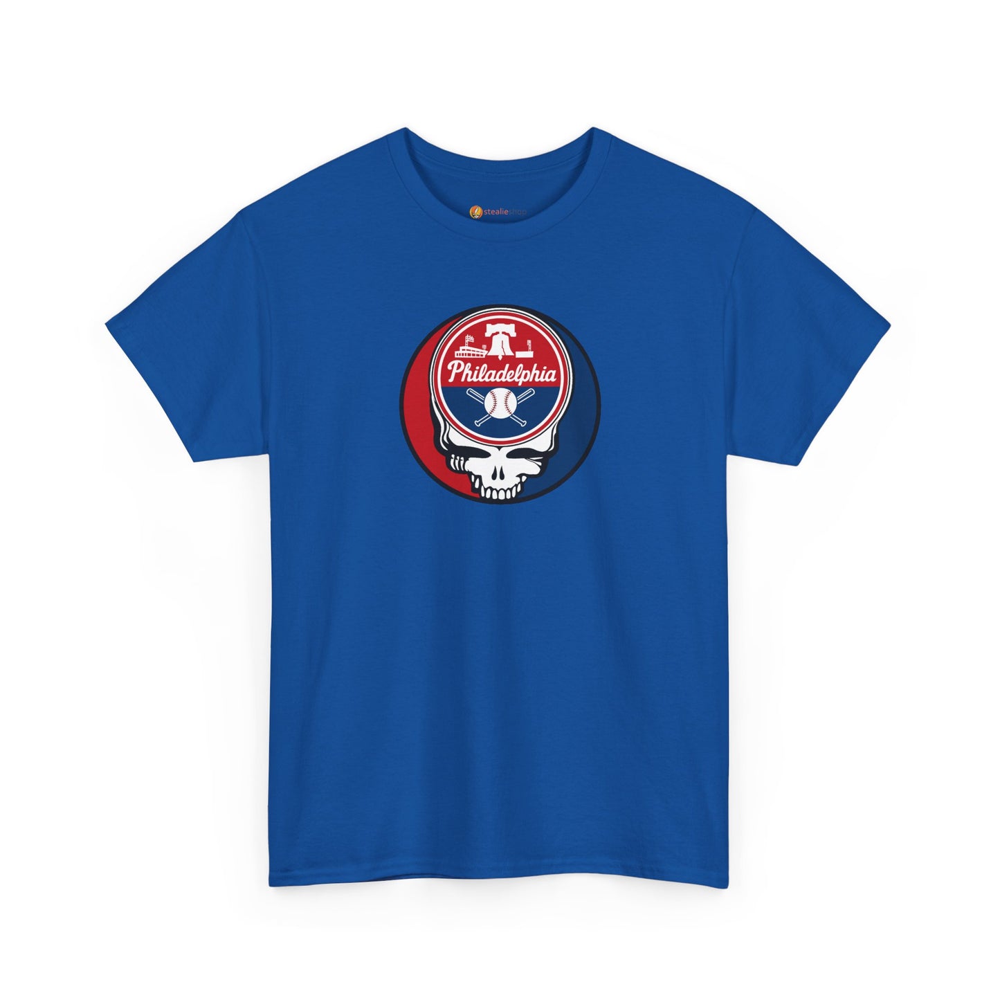 Philadelphia Phillies Grateful Dead Steal Your Face T-Shirt - MLB