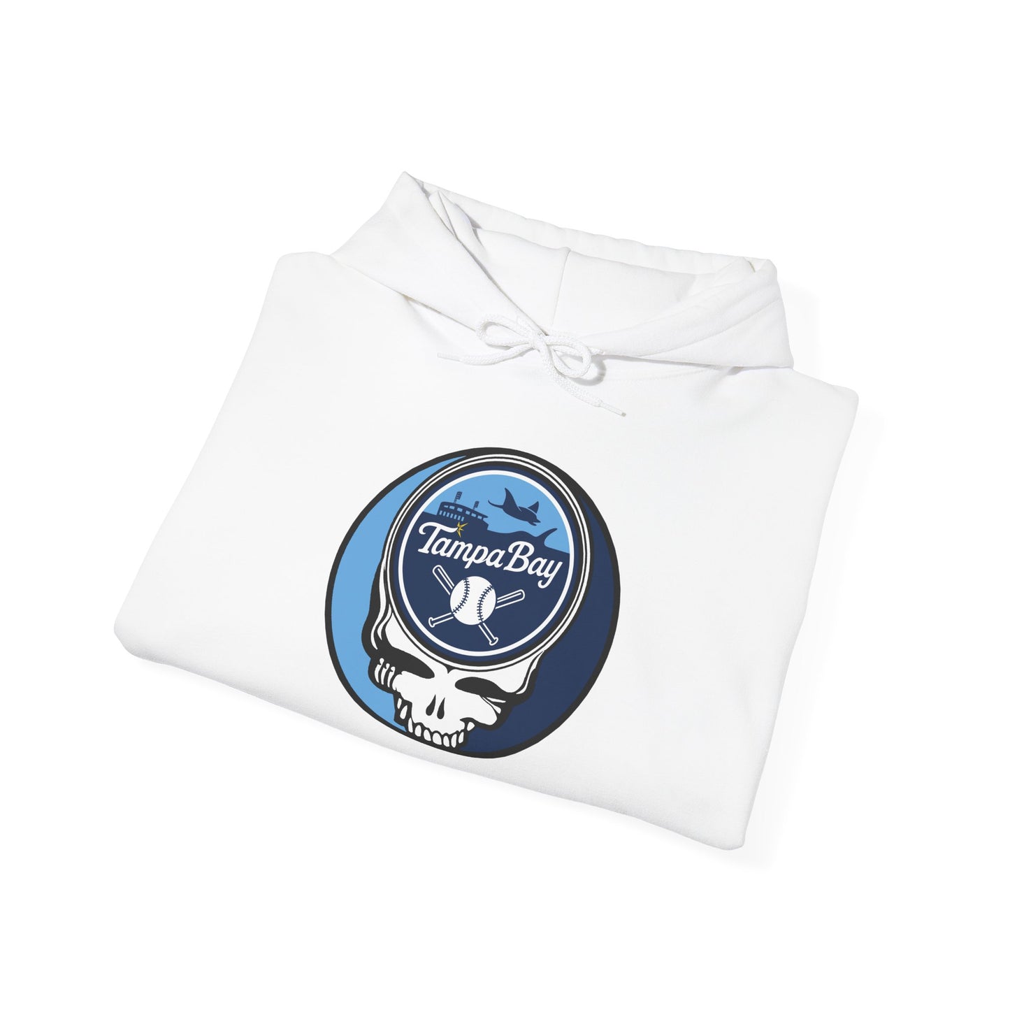 Tampa Bay Rays Grateful Dead Unisex Heavy Blend Hoodie - MLB