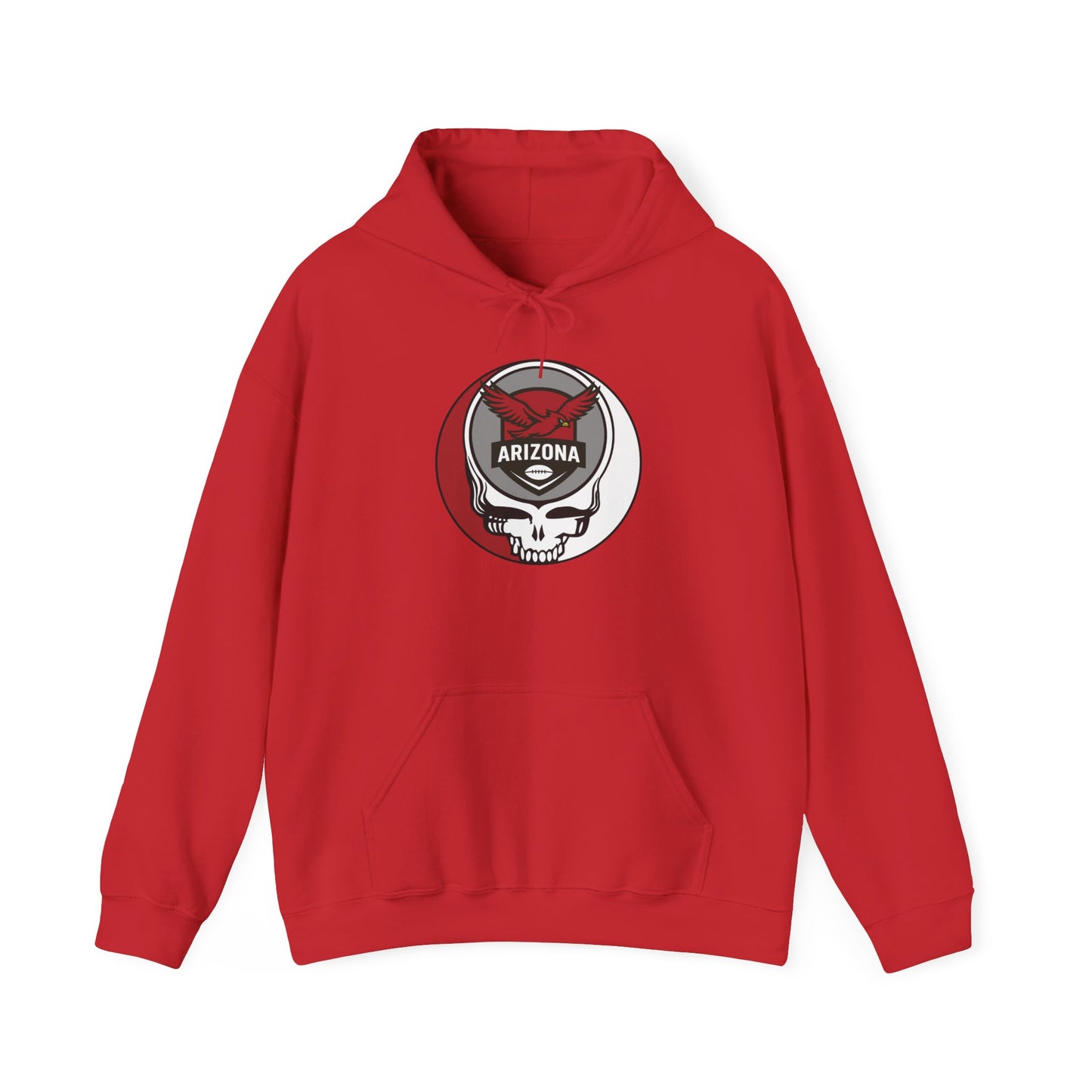 Arizona Cardinals Stealie Grateful Dead Hooded Sweatshirt - NFL