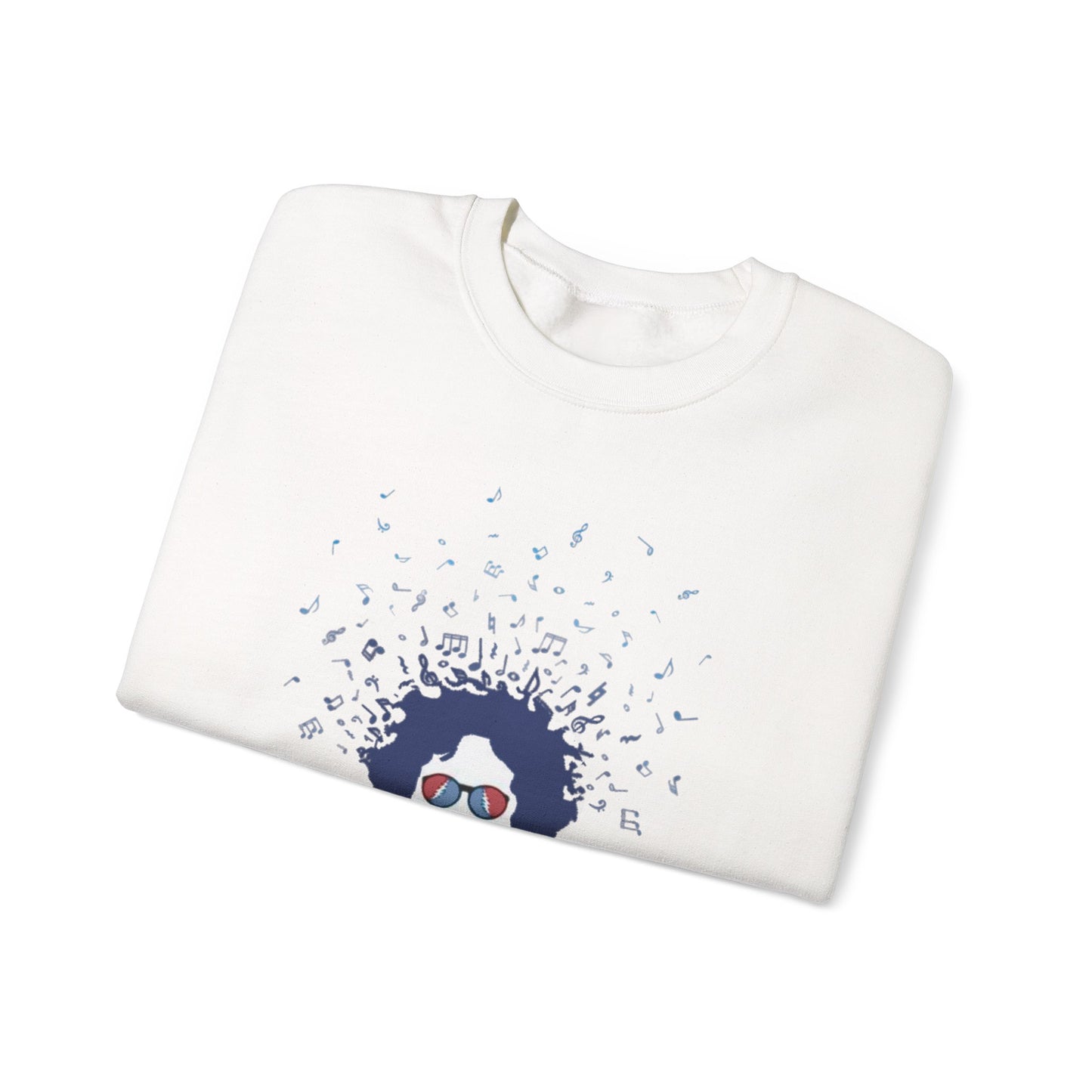 Jerry's Bursting With Music | Life is dead. Crewneck Sweatshirt