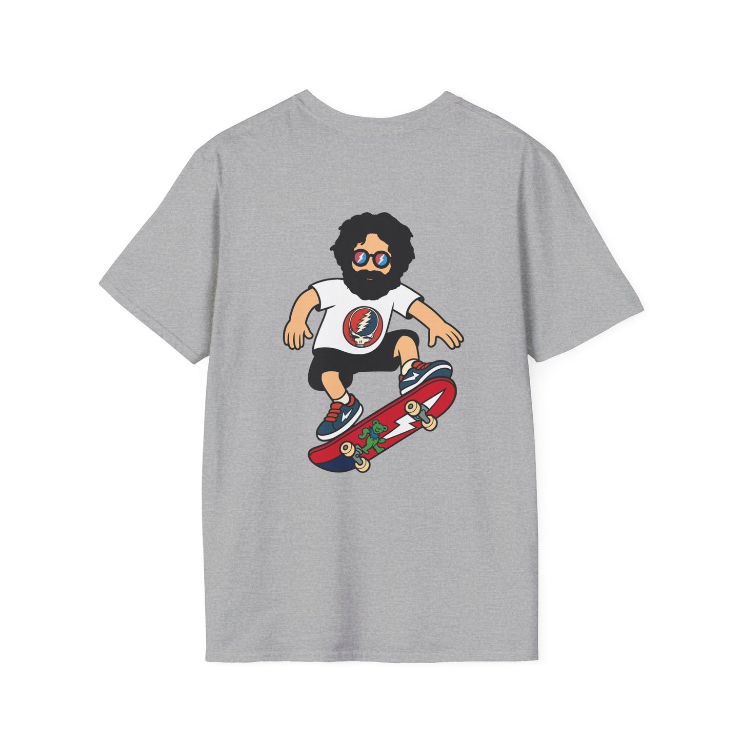 Shreddin' Jerry - Life is dead. Two-Sided Print Grateful Dead TShirt