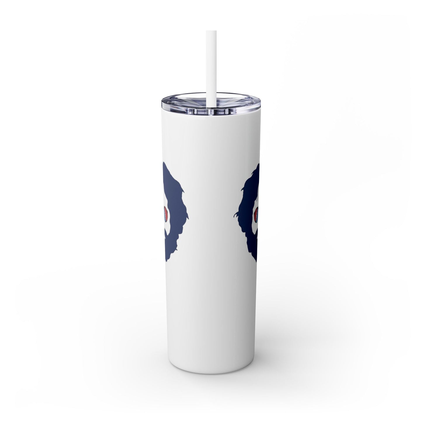 Jerry Garcia - Life is dead. Skinny Tumbler with Straw, 20oz