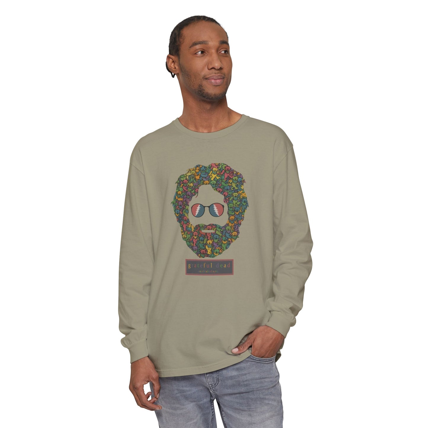 Dancing Bears Jerry Vineyard Collection Garment-Dyed Long Sleeve
