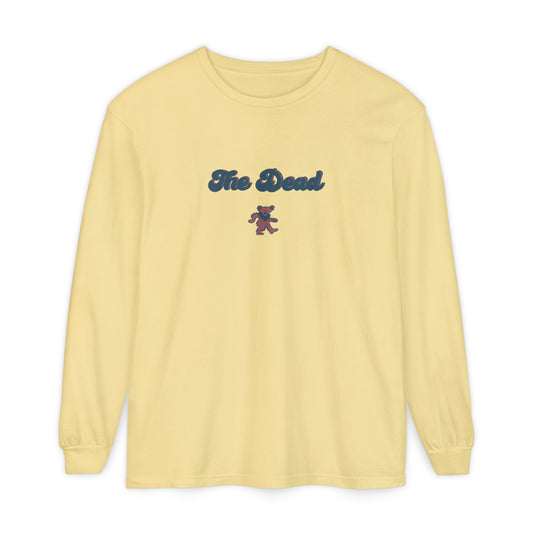 "The Dead" Dancing Bear Vineyard Collection Garment-dyed Long Sleeve T-Shirt