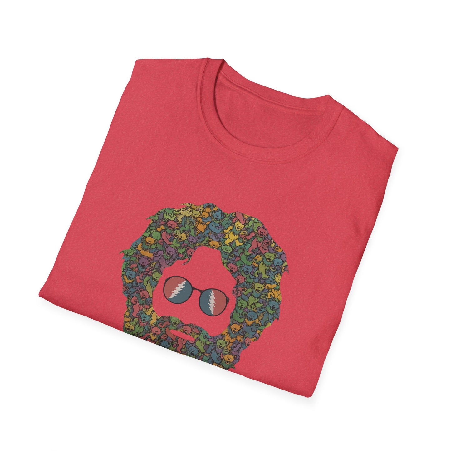 Jerry Garcia Dancing Bears Face - Vineyard Collection Grateful Dead TShirt