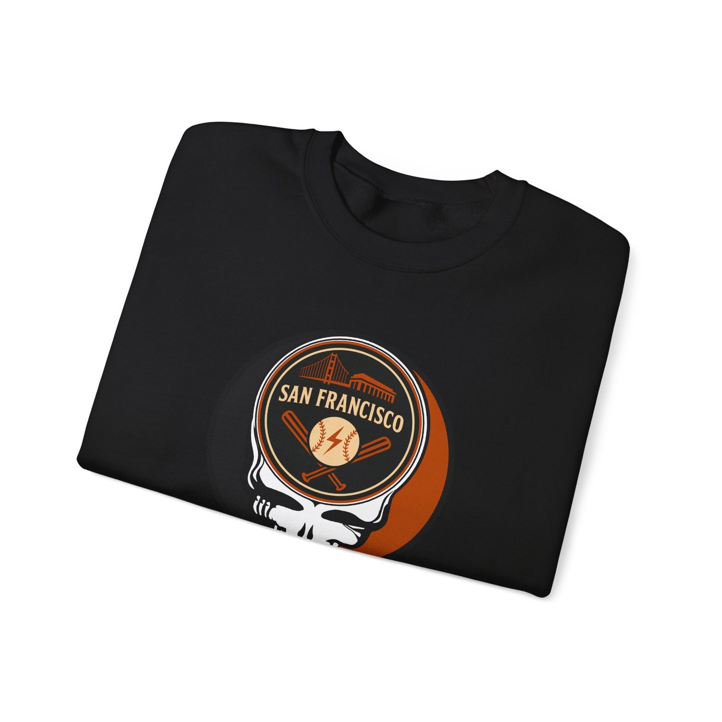 San Francisco Giants Grateful Dead Stealie Crewneck Sweatshirt - MLB